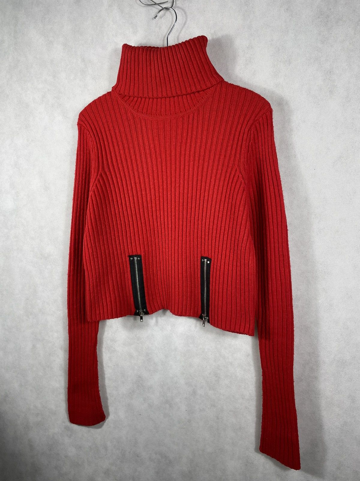 Other Jean Paul Gaultier Lindex High Neck Turtleneck Red Sweater Size M / US 6-8 / IT 42-44 - 4 Thumbnail