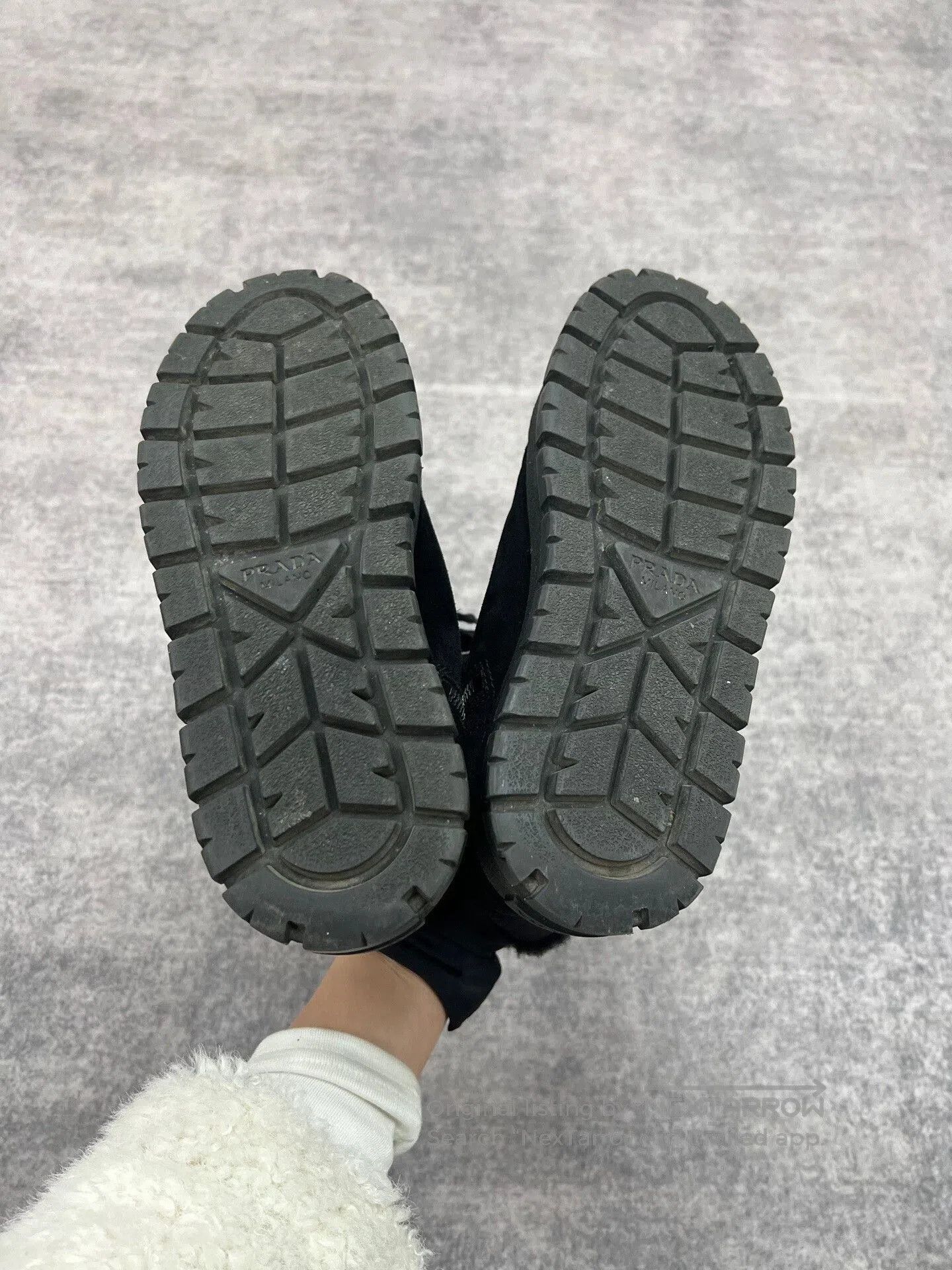 Prada Prada Thick Sole Snow Boots in Black. Size US 5 / IT 35 - 8 Thumbnail