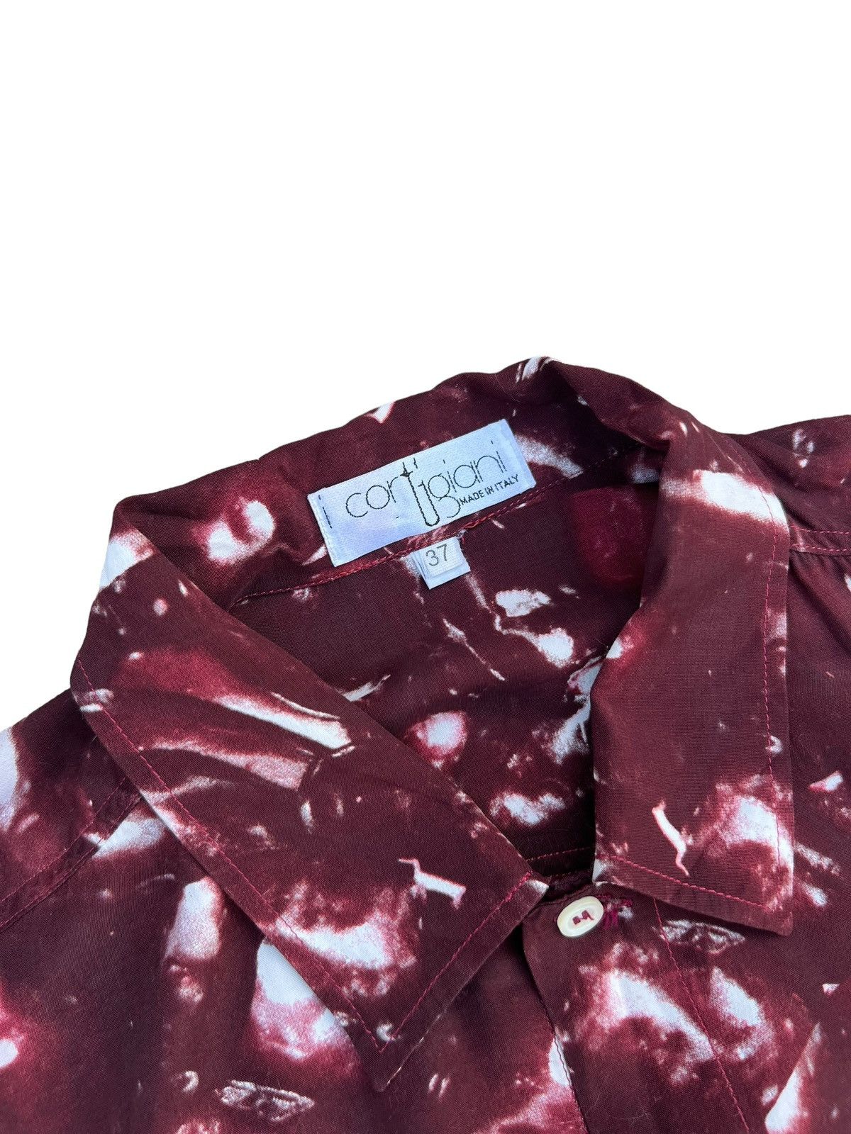 Cortigiani Cortigiani Made in Italy Egypt Rayon Oversized Art Shirt Size US XL / EU 56 / 4 - 12 Thumbnail