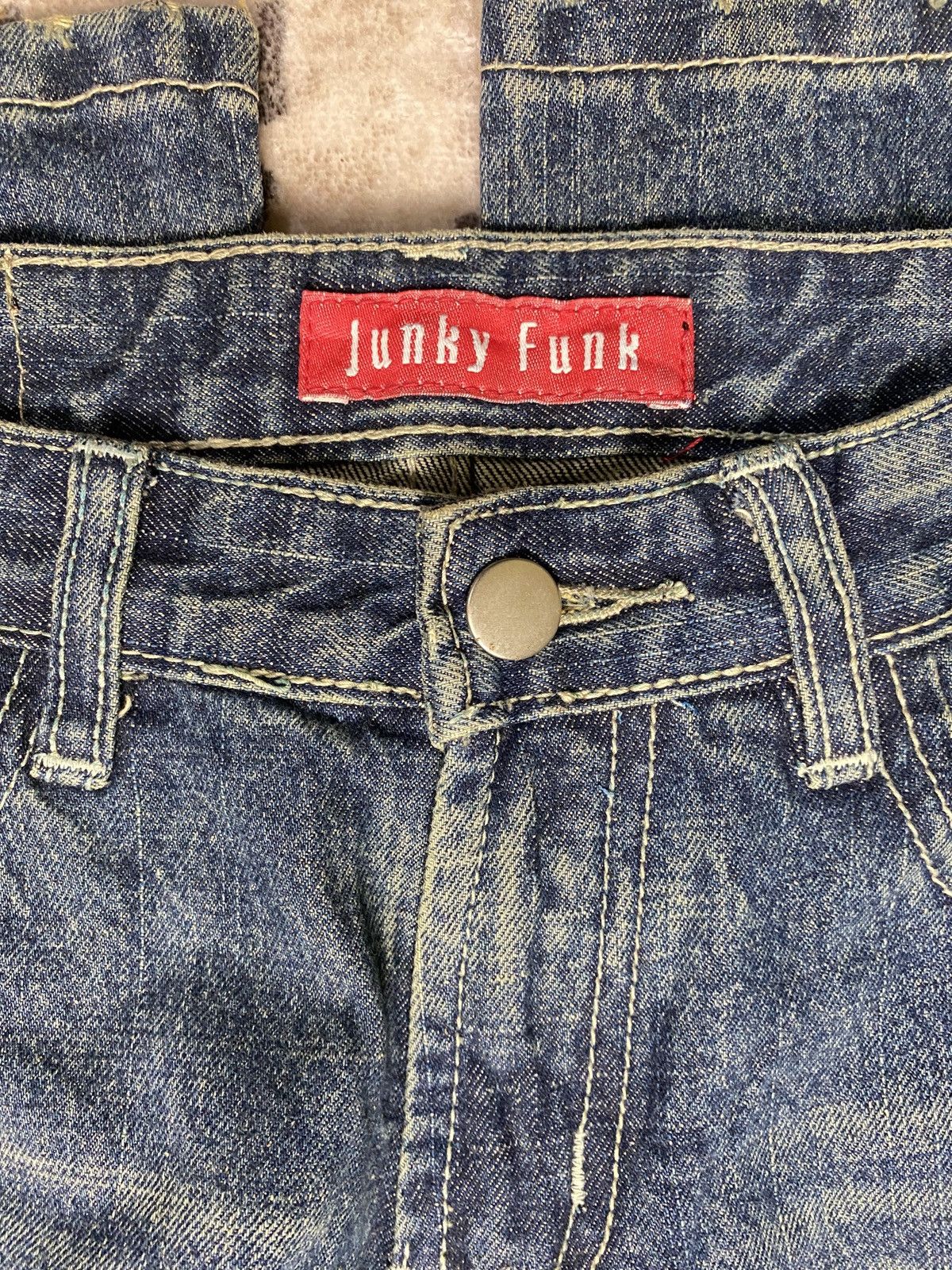 If Six Was Nine Distress Low BootCut Jeans Size 26" / US 2 / IT 38 - 11 Thumbnail
