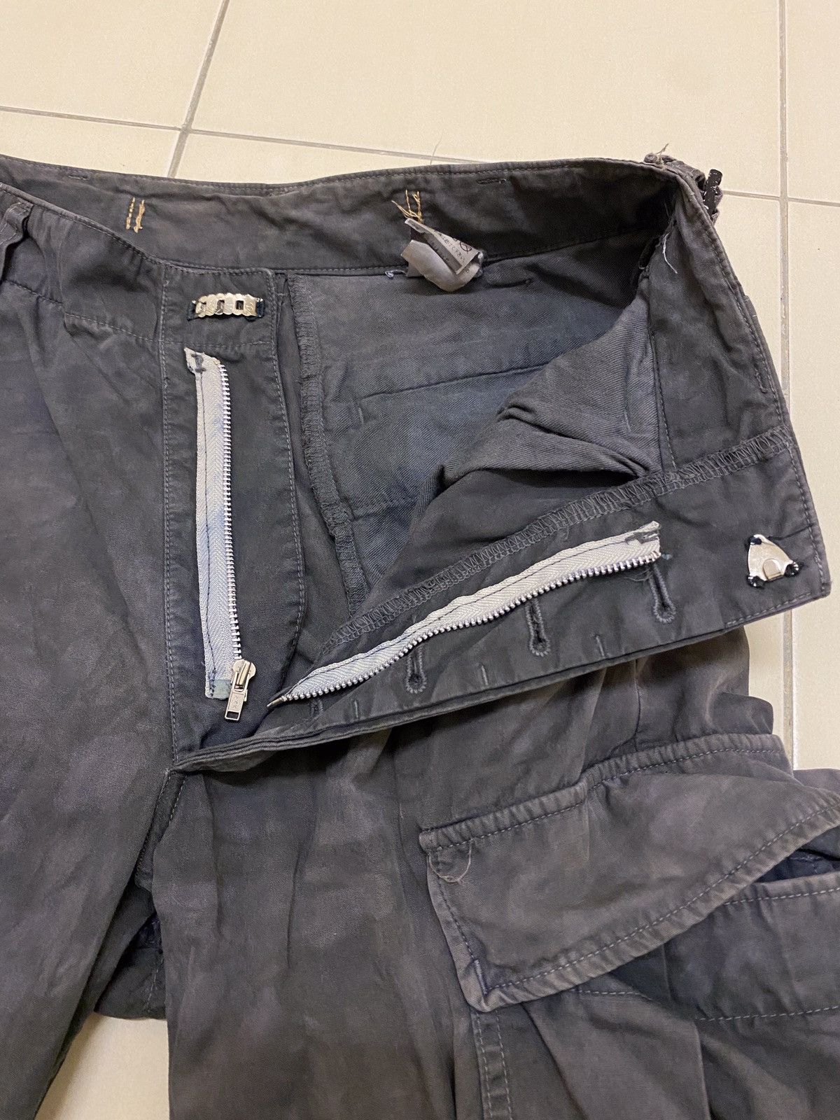 Japanese Brand × N.Hoolywood N. Hoolywood Flare Cargo Pants Size 27" / US 4 / IT 40 - 4 Thumbnail