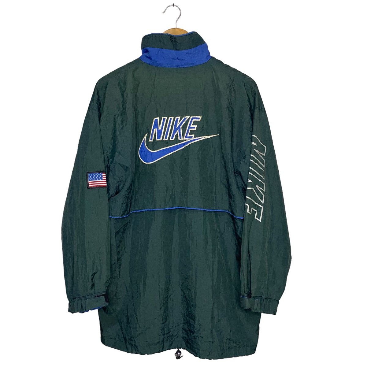 image of Vintage Nike Windbreaker Jackets in Moss Green, Men's (Size Large)