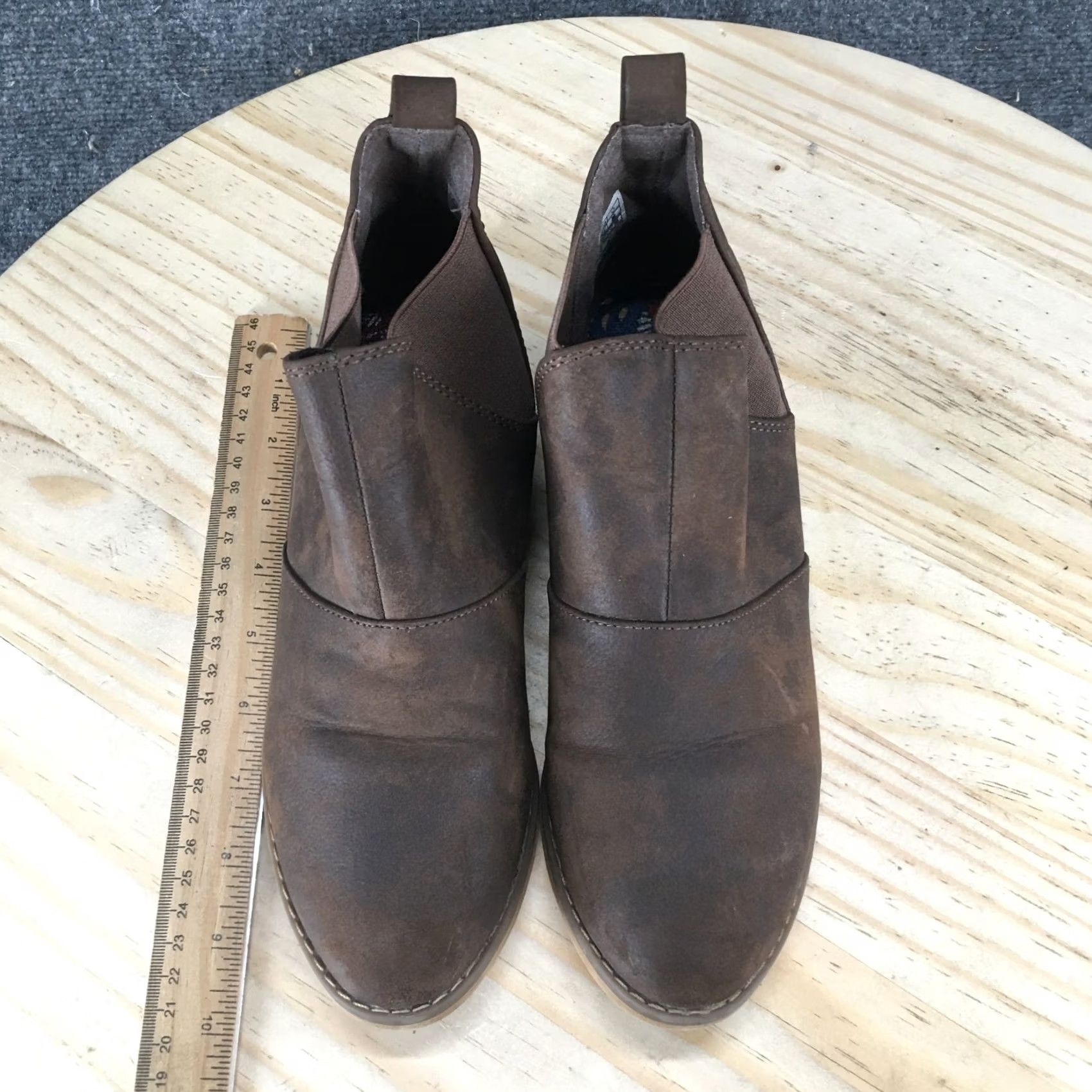 Vintage Rocket Dog Maylon Boots Womens 8.5 Casual Chelsea Ankle Boot Brown Faux Leather Boots Size US 9 / IT 39 - 6 Thumbnail