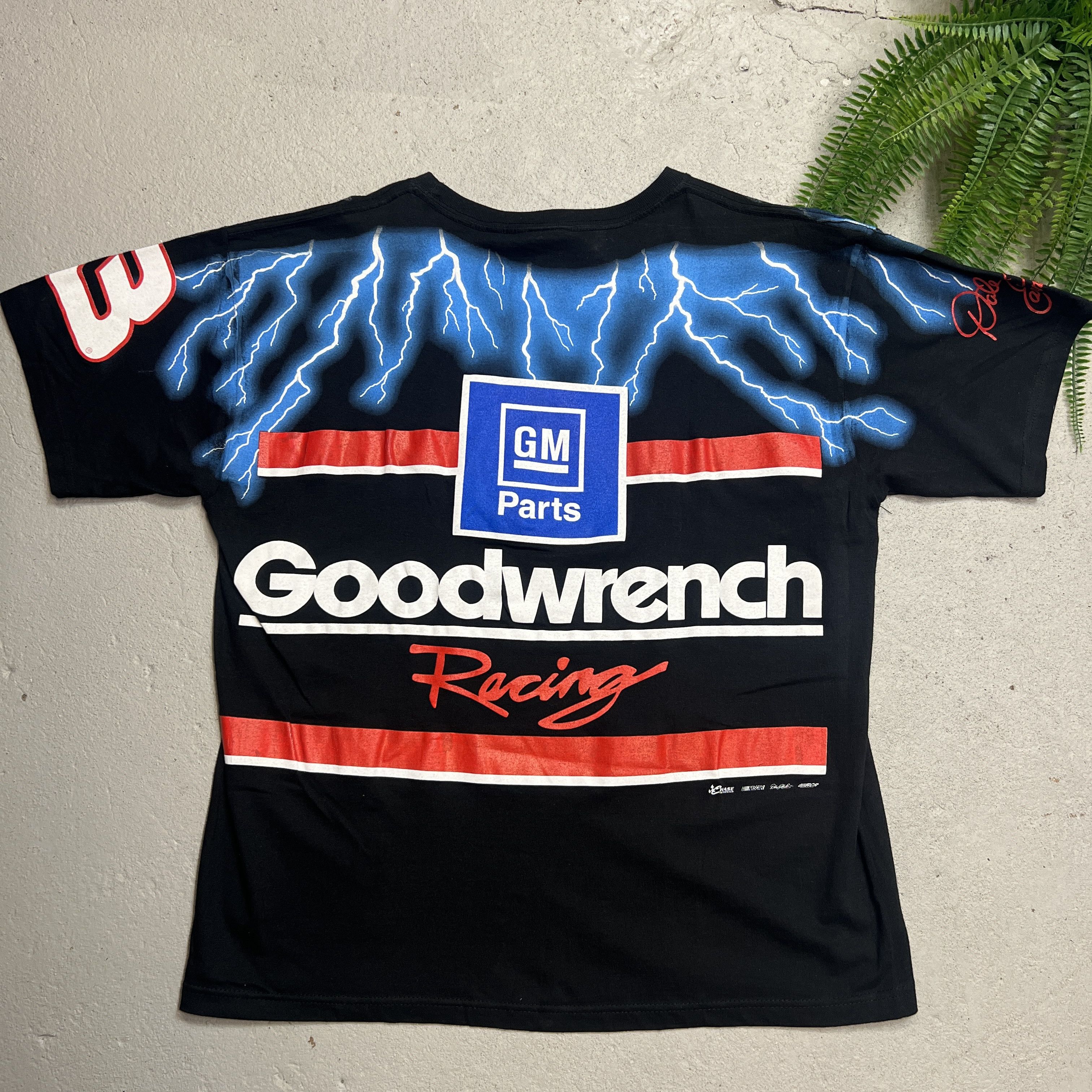 Chase Authentics × Vintage Chase Nascar Racing 90s The Black Knight Dale Earnhardt Tee Size US L / EU 52-54 / 3 - 3 Thumbnail