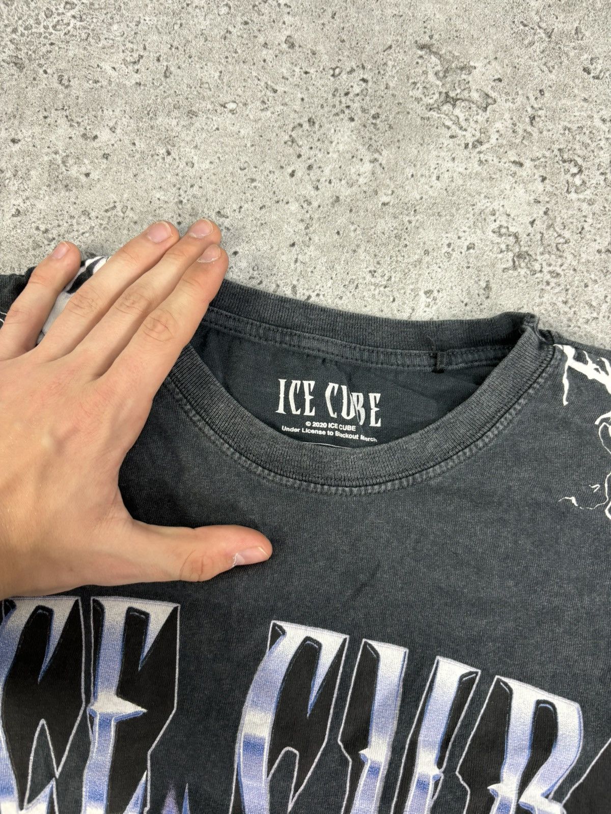 Japanese Brand × Rap Tees Crazy Y2K Boxy Ice Cube Rap Tee Hip Hop T-Shirt Graphic Size US L / EU 52-54 / 3 - 4 Thumbnail