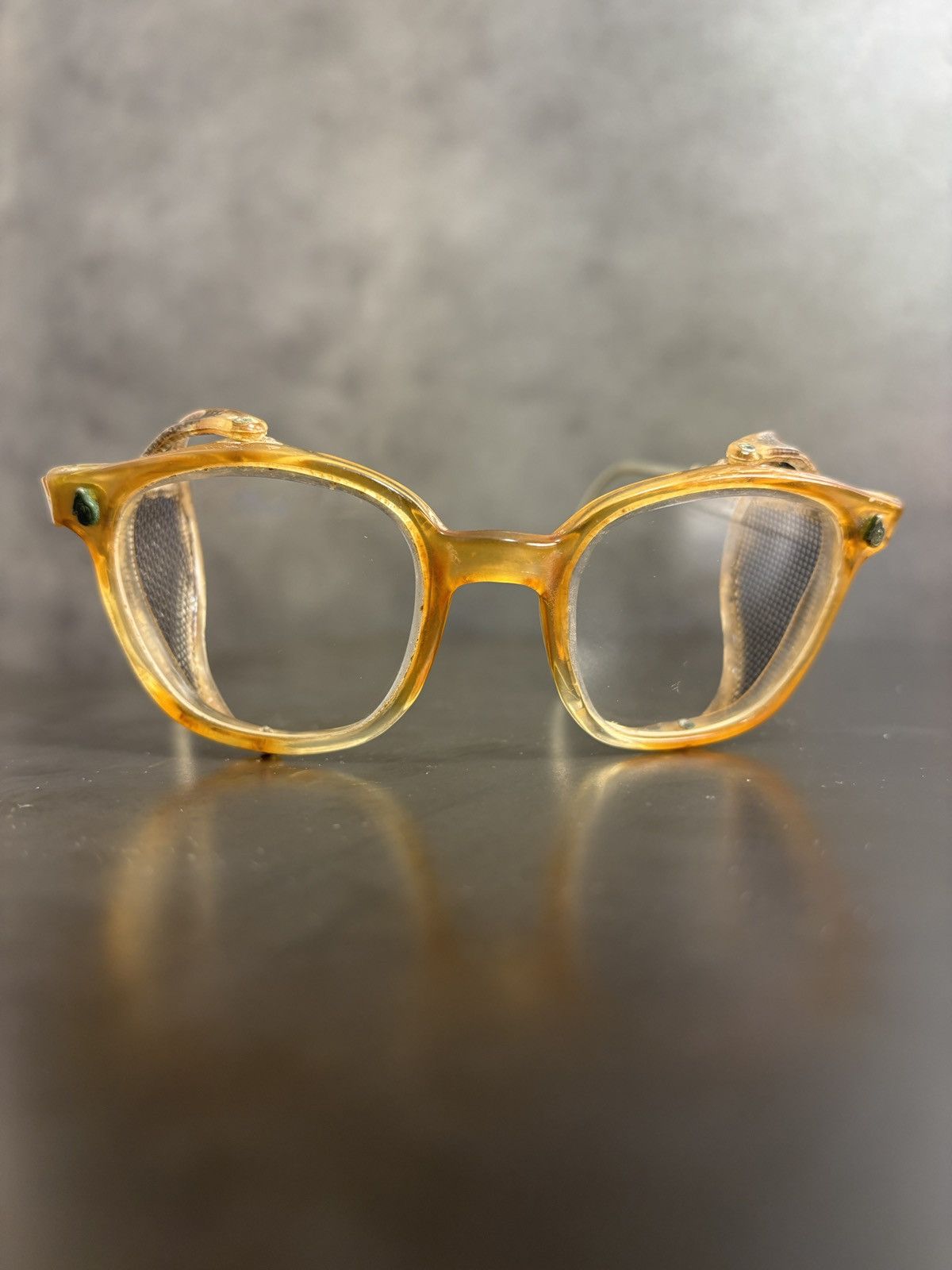 American Optical 1940s American Optical Safety Glasses WW2 Vintage Eye Frames Size ONE SIZE - 7 Thumbnail