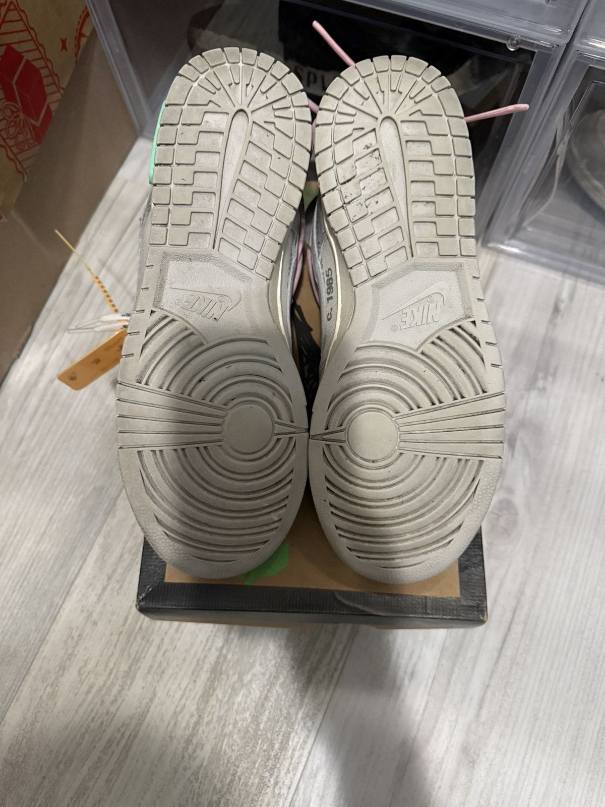 Nike × Off-White Nike Off White Dunk Low Lot 9 Size 8.5 Size US 8.5 / EU 41-42 - 7 Thumbnail
