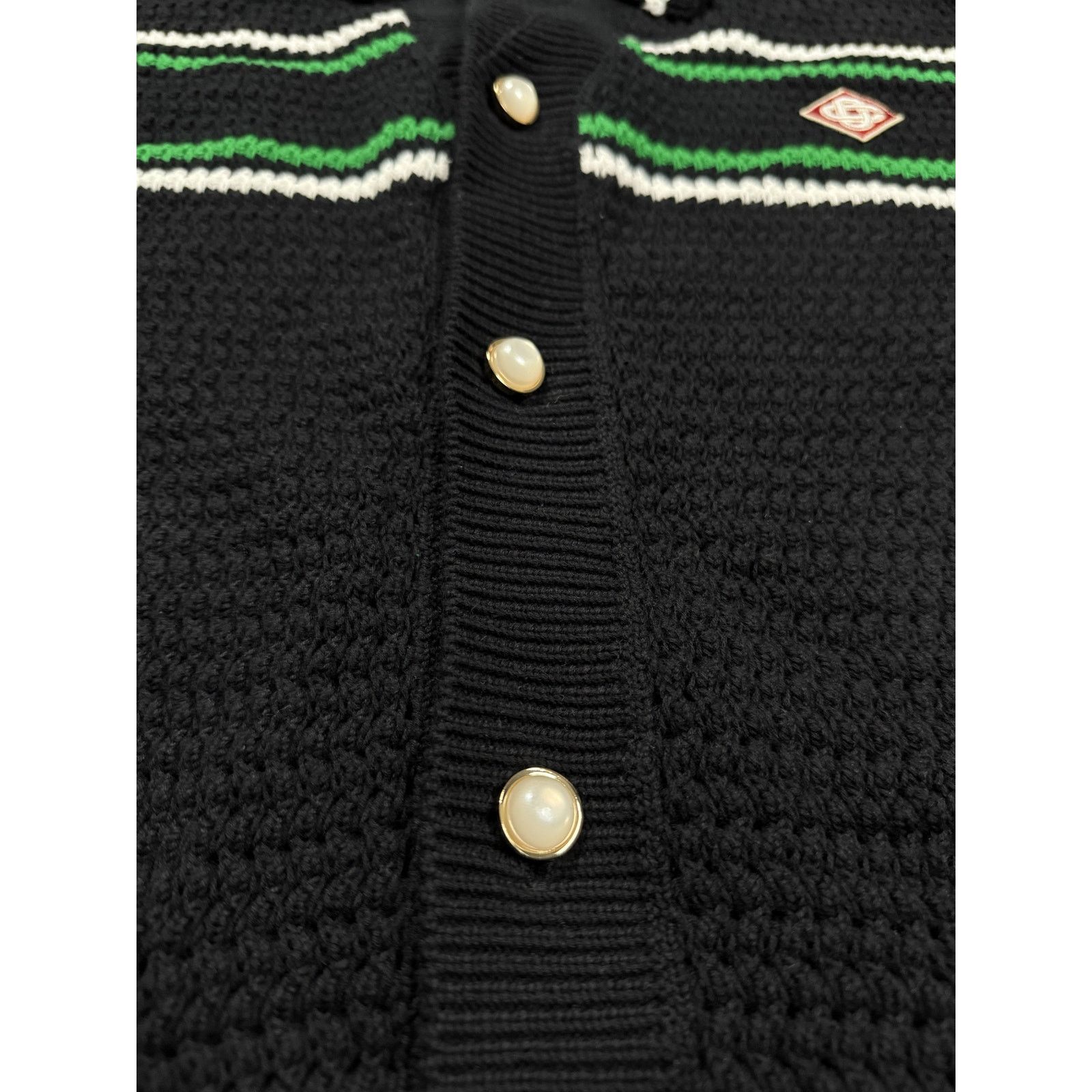 Casablanca Casablanca Crochet Tennis Shacket Black New XXL With Tags Size US XXL / EU 58 / 5 - 2 Thumbnail