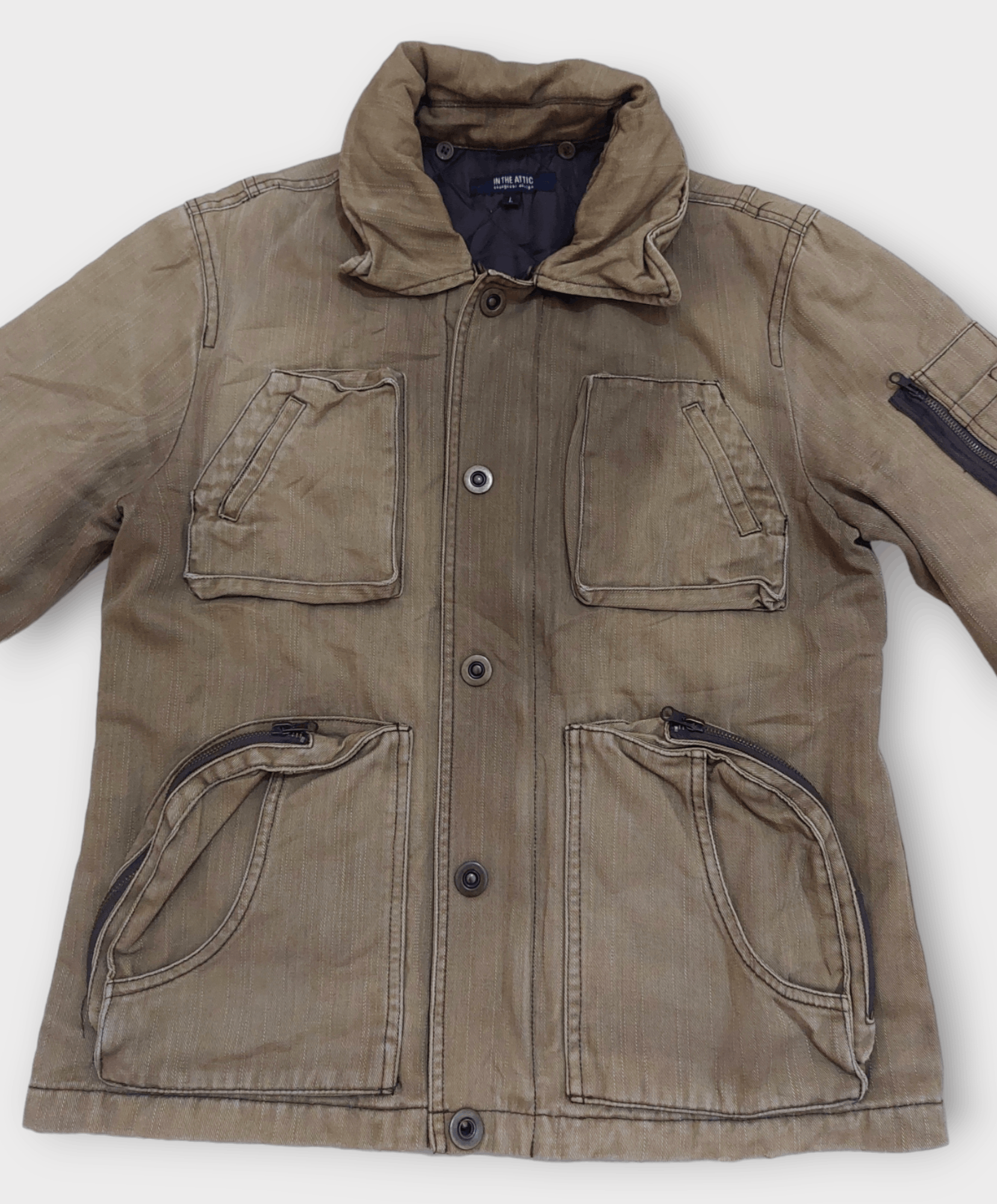 In The Attic × Japanese Brand In the Attic Multipocket Jacket Size US S / EU 44-46 / 1 - 2 Thumbnail