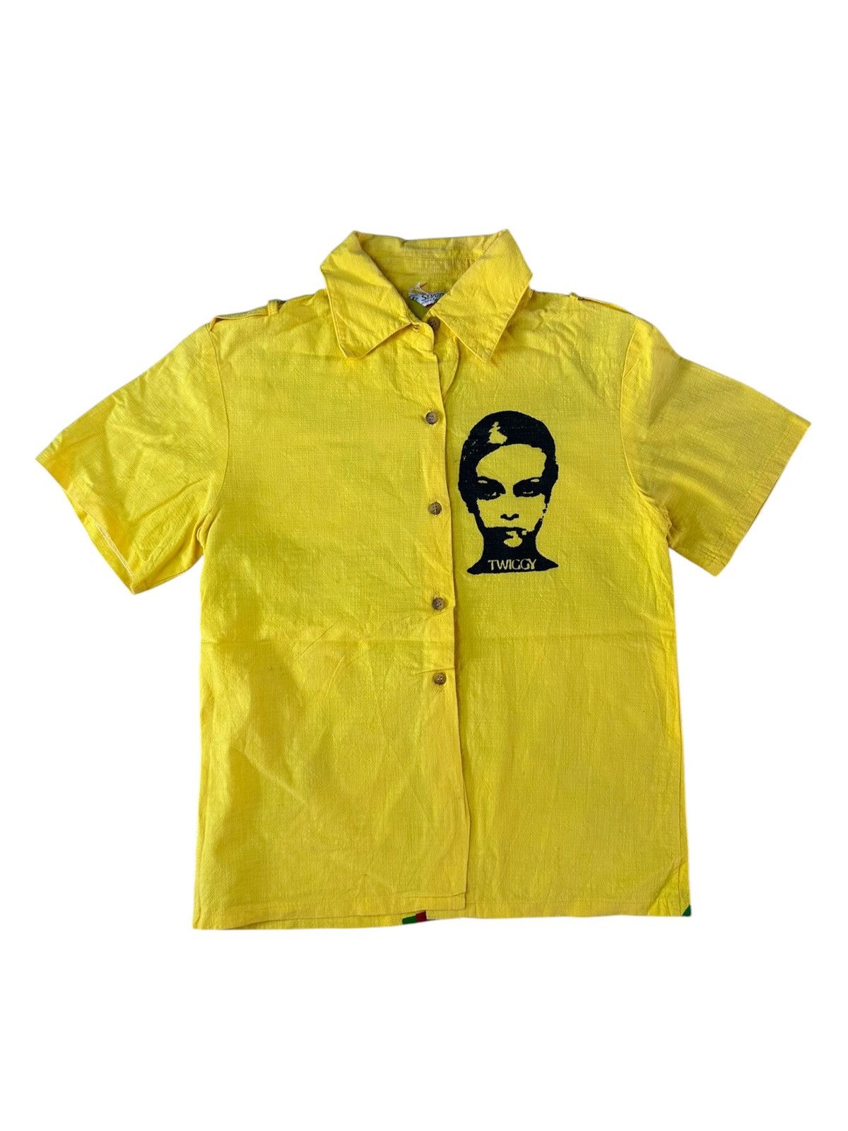 Andy Warhol × Vintage Vintage Twiggy Andy Warhol Art Button Up Size US S / EU 44-46 / 1 - 2 Thumbnail