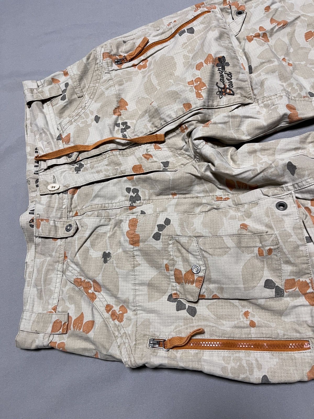 Camp David y2k Floral Camouflage Wide Cargo Japanese Camp David Pants Size US 36 / EU 52 - 11 Thumbnail