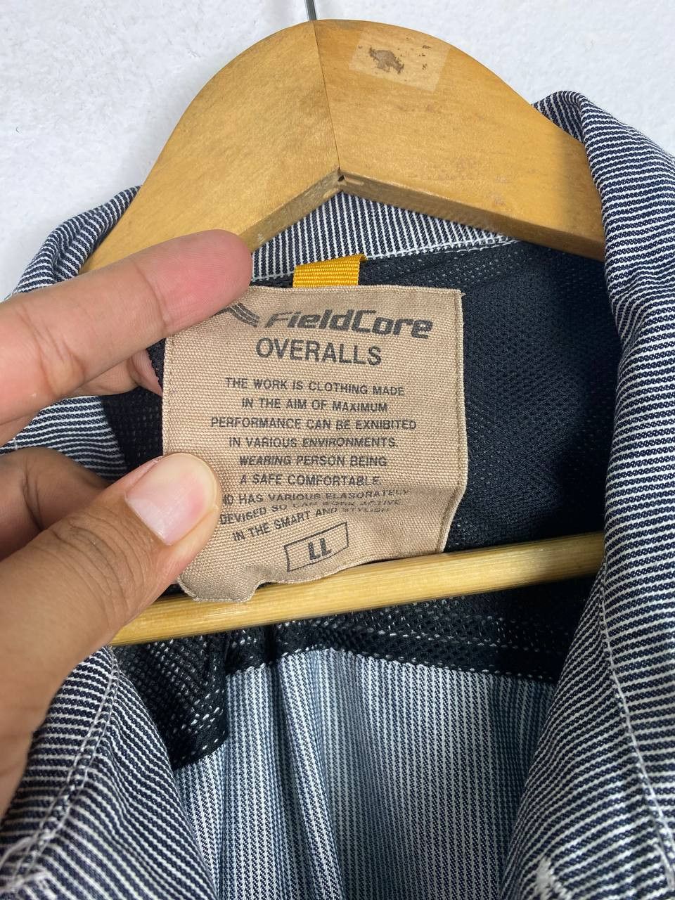 Japanese Brand fieldcore japanese brands hickory striped overalls Size US 40 / EU 56 - 9 Thumbnail