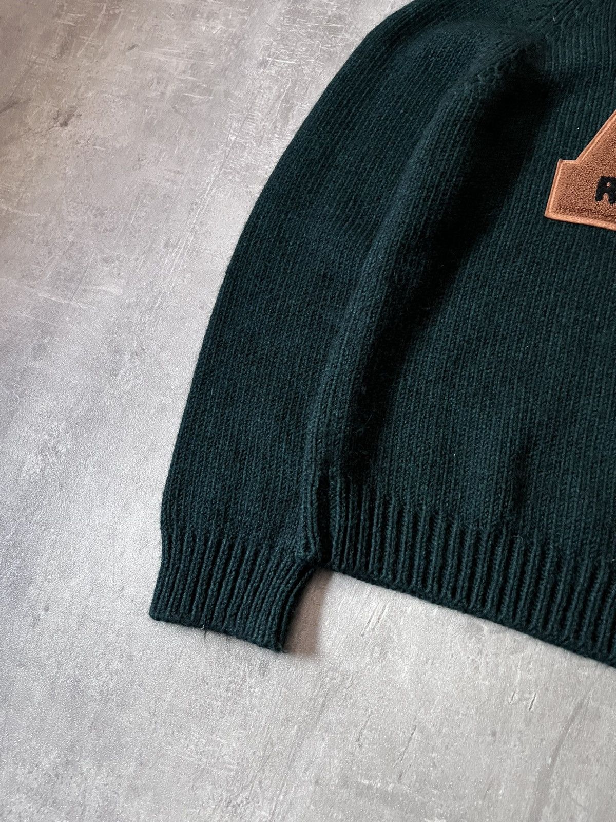 Raf Simons Raf Simons A/W 2020/21 letter A patch sweater green Size US S / EU 44-46 / 1 - 2 Thumbnail