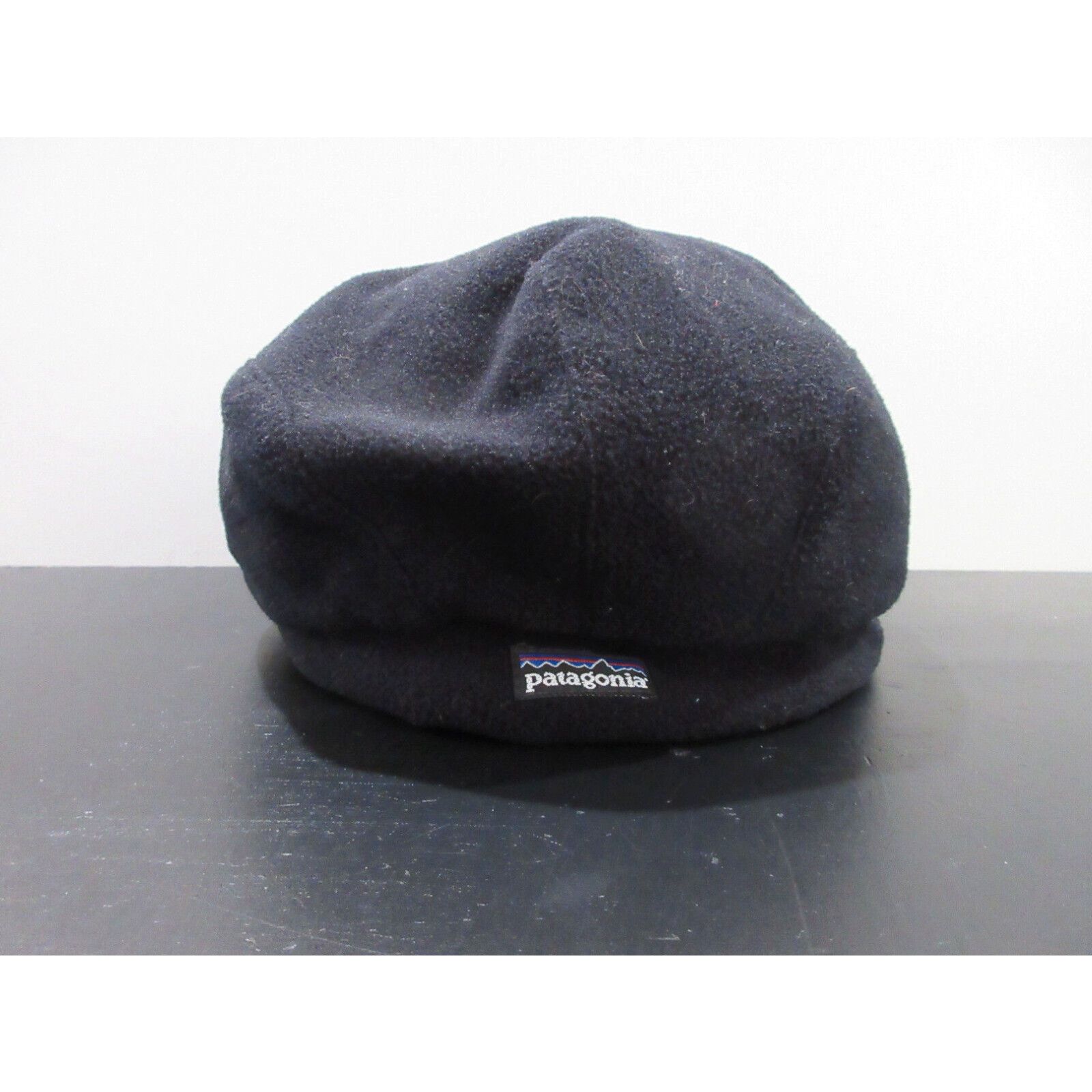 image of Vintage Patagonia Hat Cap Fitted Adult Medium Newsboy Flat Ear Flaps Fleece Mens in White