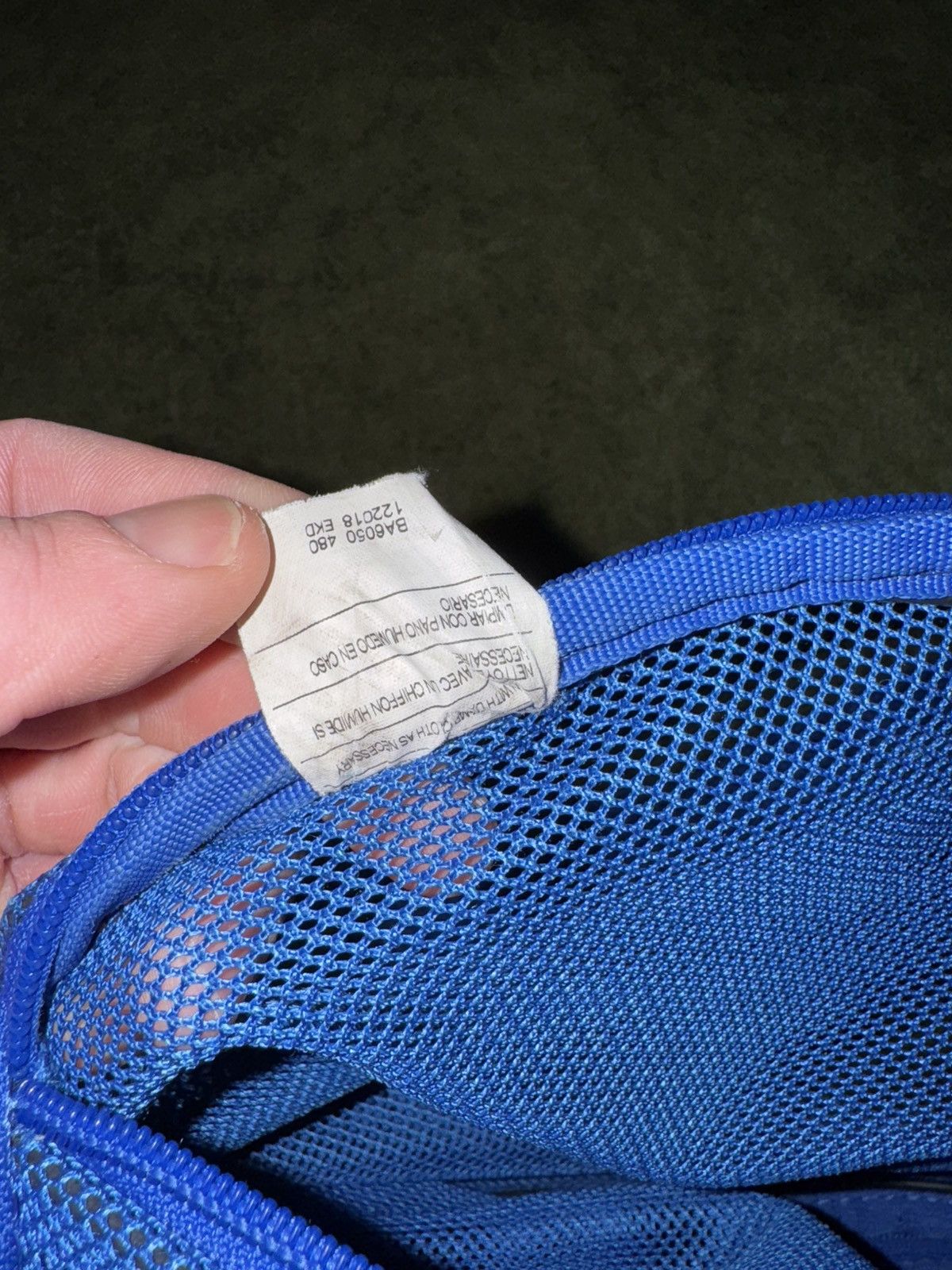 Nike × Vintage Vintage Nike Mesh Backpack Size ONE SIZE - 5 Thumbnail