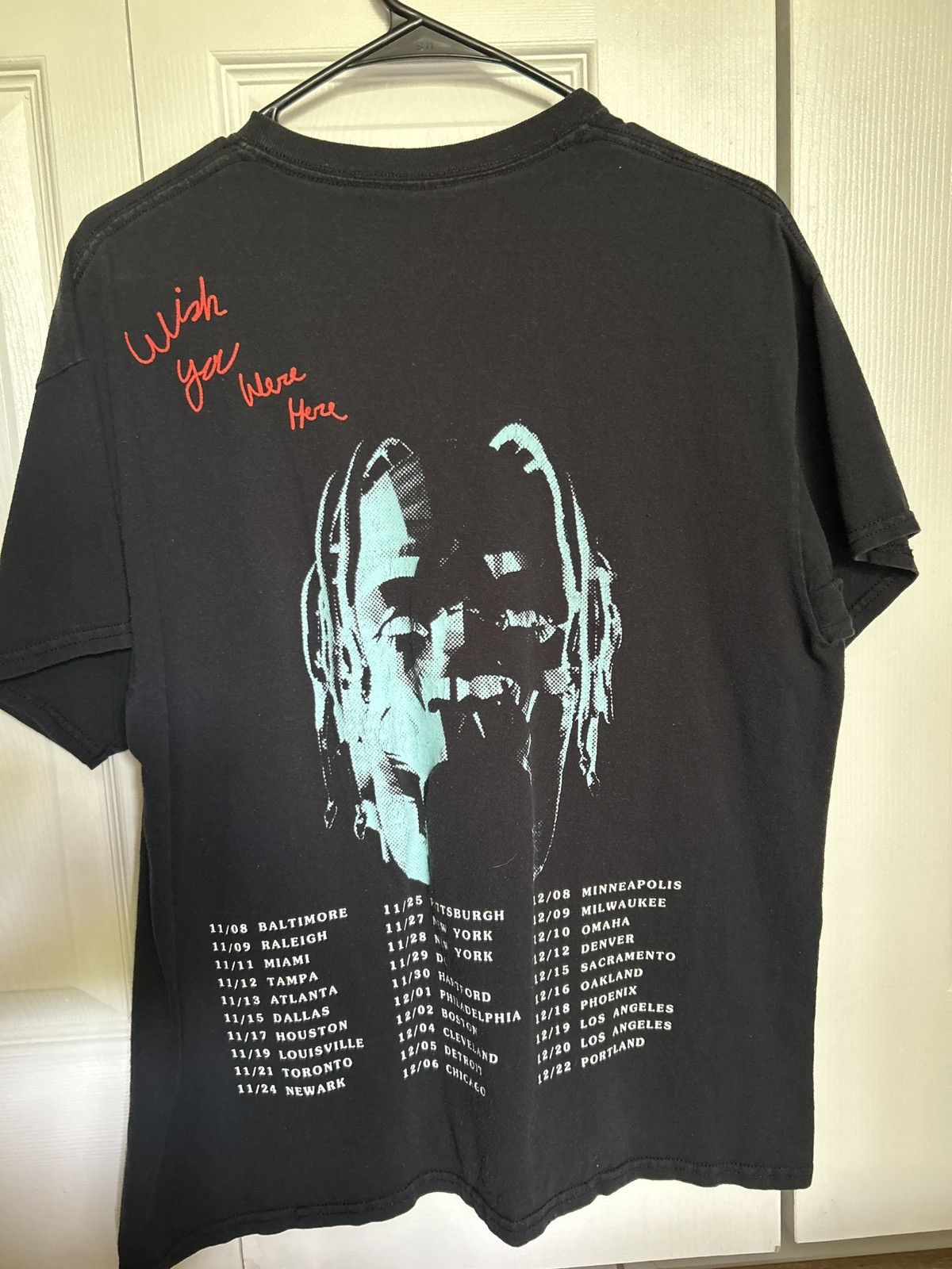 Travis Scott astroworld tour tee Size US M / EU 48-50 / 2 - 2 Thumbnail