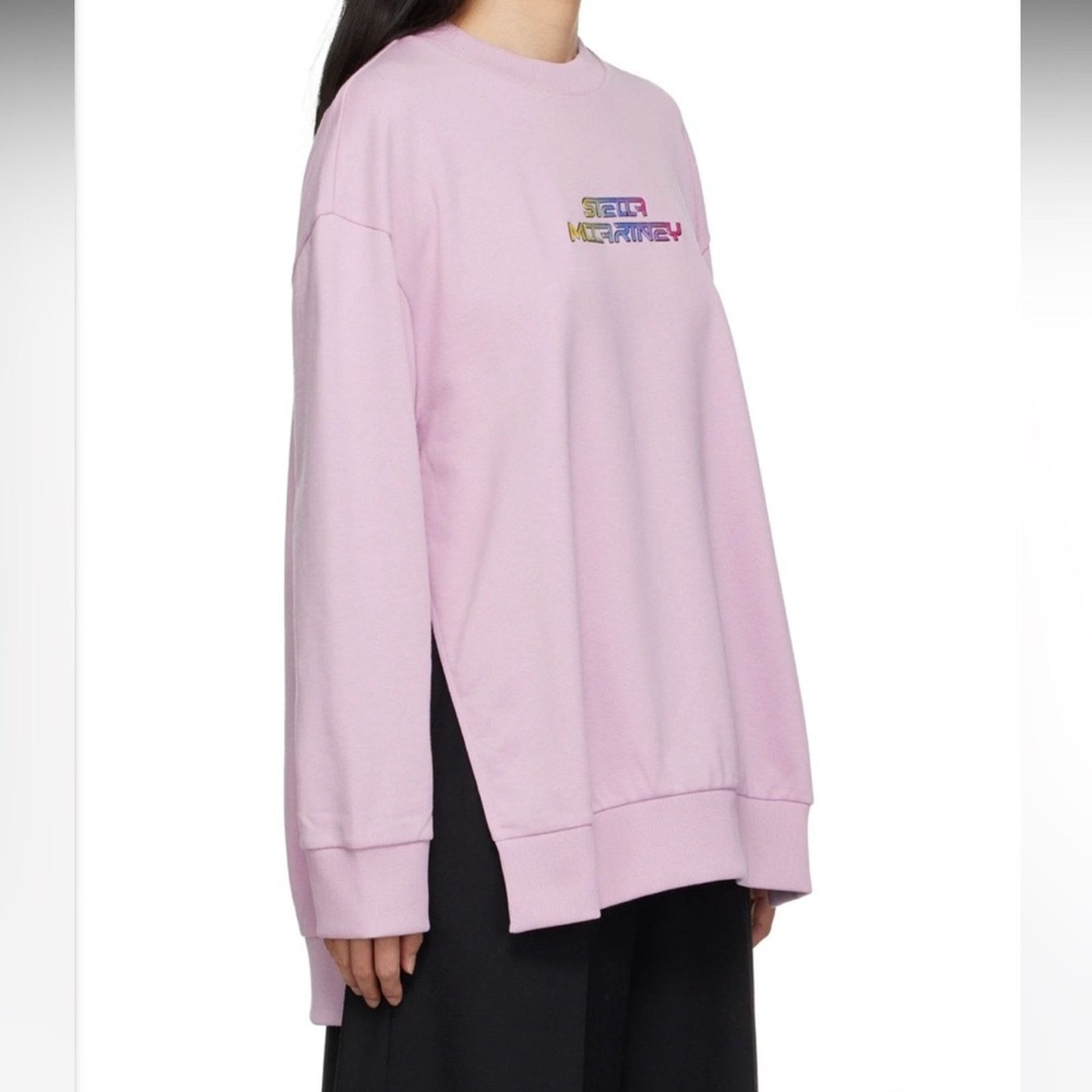 Stella McCartney Stella McCartney Purple Logo Sweatshirt - Medium $725 Size M / US 6-8 / IT 42-44 - 3 Thumbnail