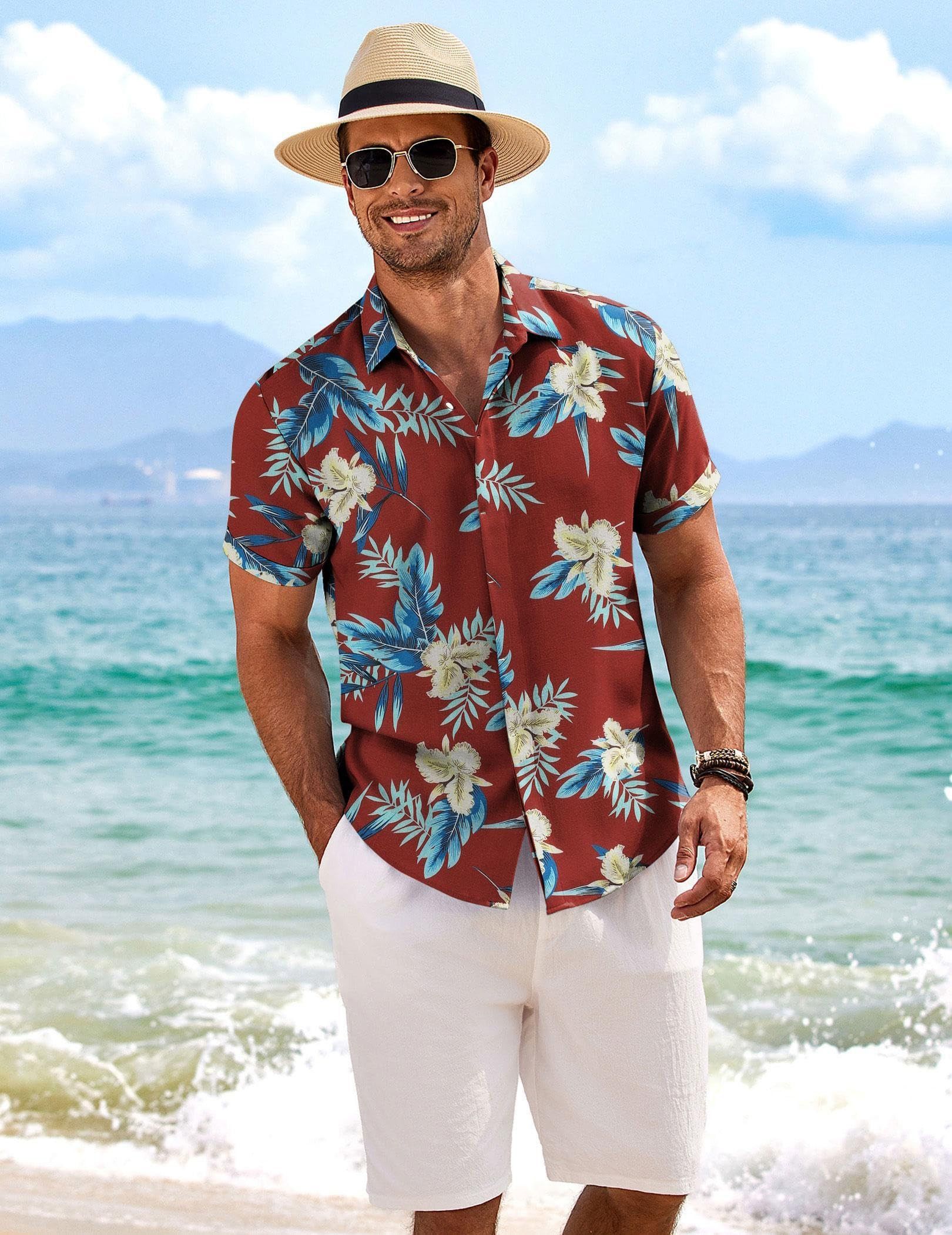 Other Men's linen beach summer shirt Size US XXL / EU 58 / 5 - 4 Thumbnail