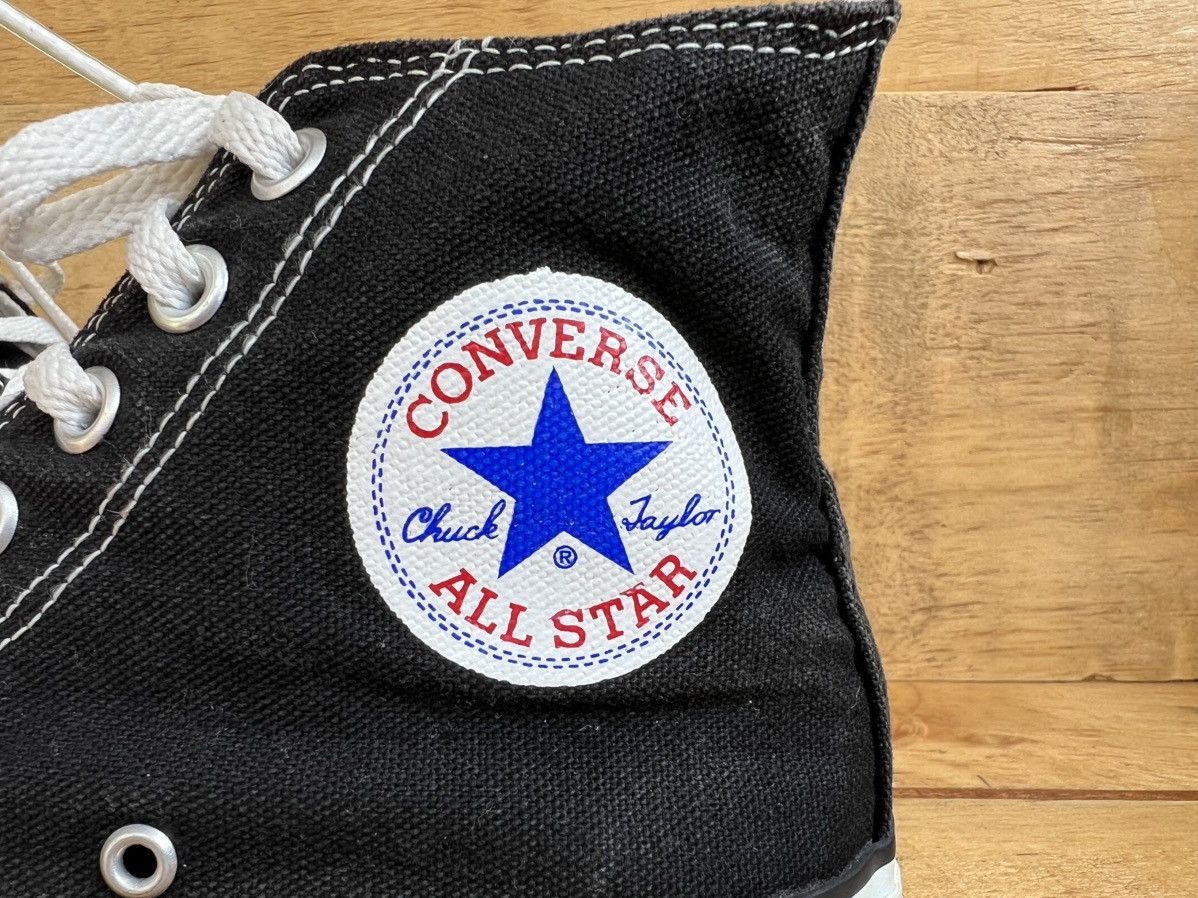 Converse × Vintage Vintage Converse Black Chuck Taylor All Star High Top Shoes Size US 6.5 / EU 39-40 - 12 Thumbnail