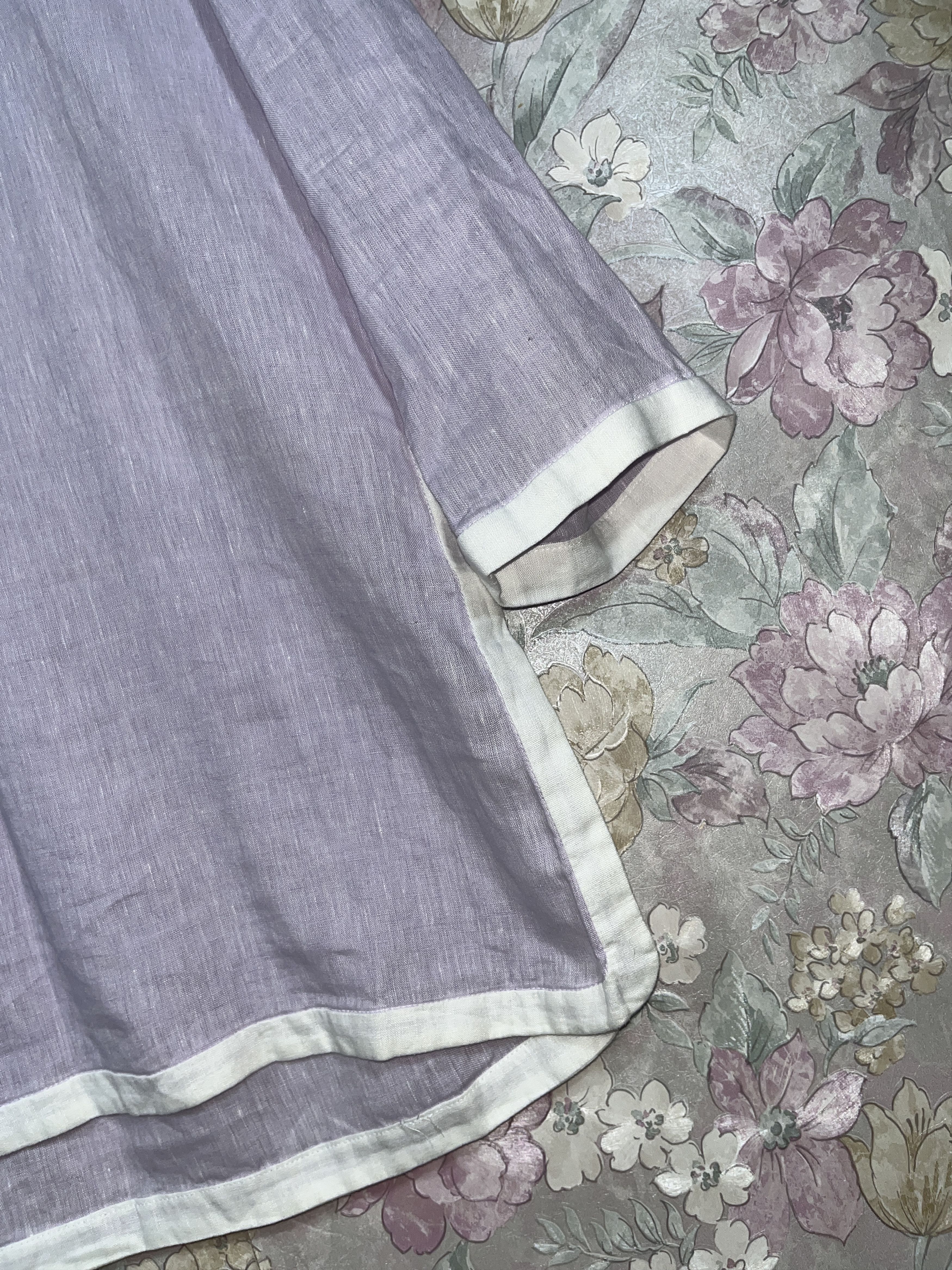 Loro Piana Loro Piana 100% Linen Lavander Pink Shirt tunic Blouse Size M / US 6-8 / IT 42-44 - 4 Thumbnail