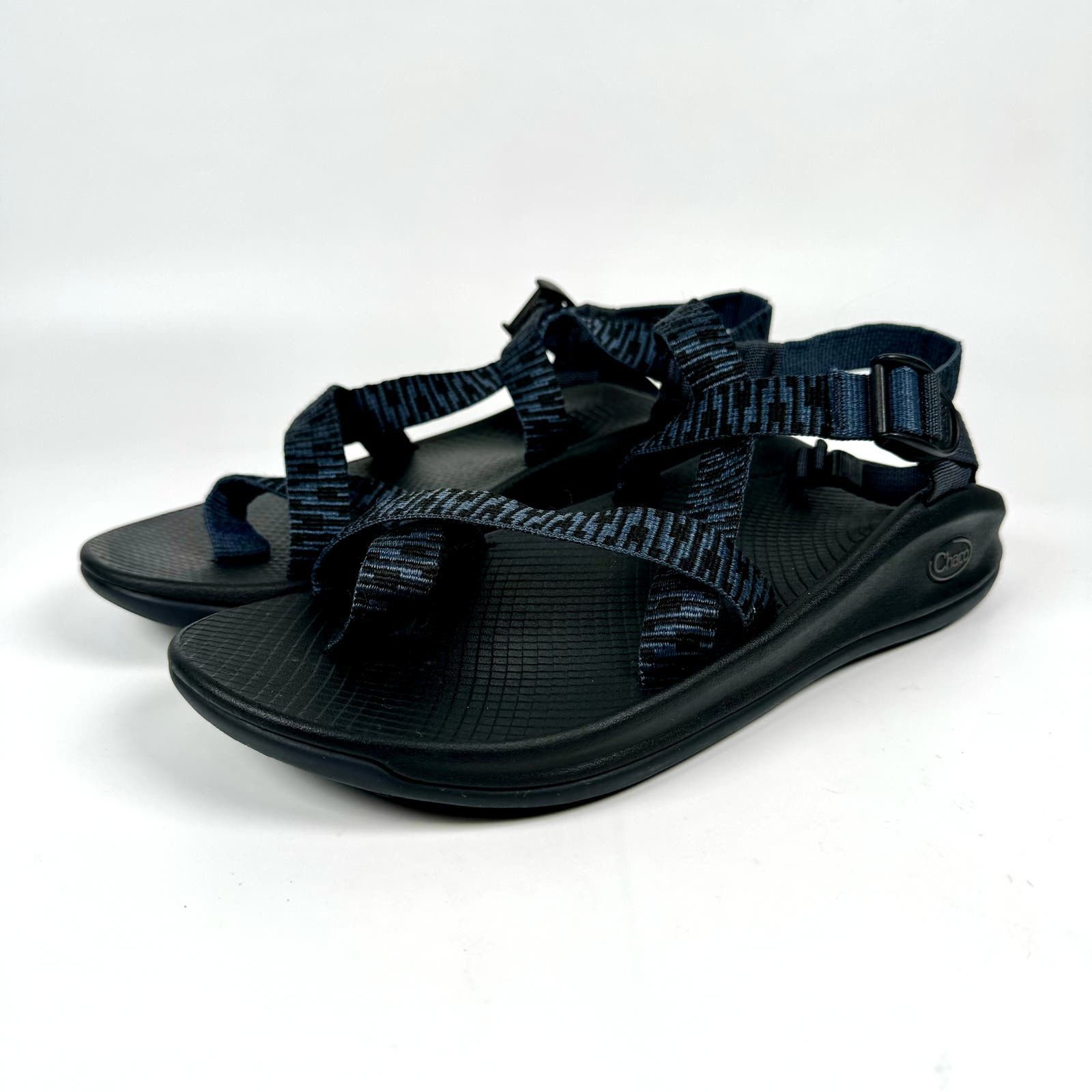 Chaco NWOT Men s Chaco Z Eddy 2 Steeple Navy Blue Black Sandals 10