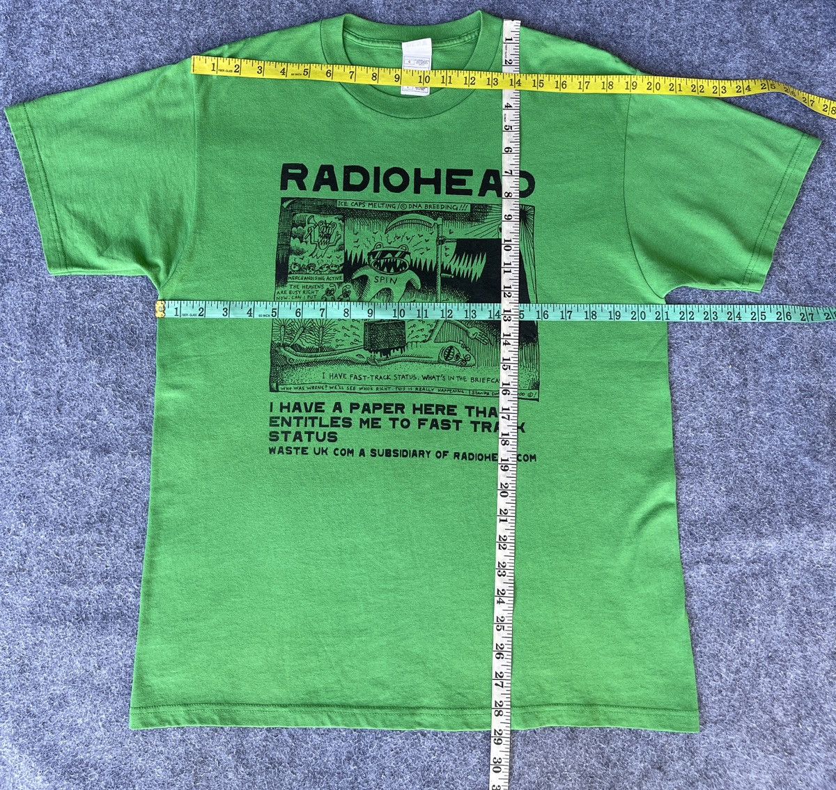 Band Tees Vintage’00s🔥Radio Head🔥Kid A and Amnesiac Album Art Tee Size US L / EU 52-54 / 3 - 14 Thumbnail