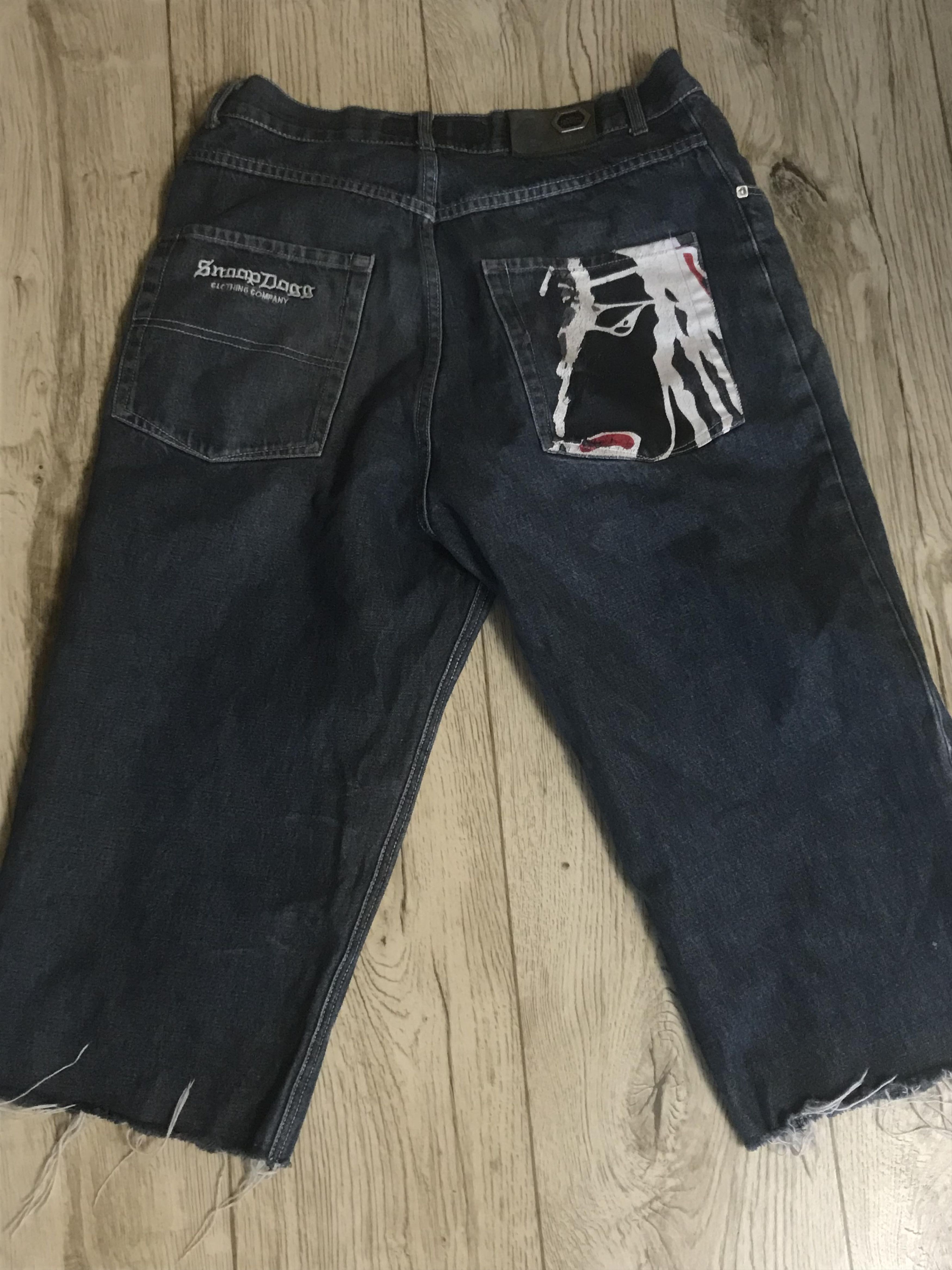 Snoop Dogg Vintage Snoop Dog Loose Baggy Jean Shorts Jorts | Grailed