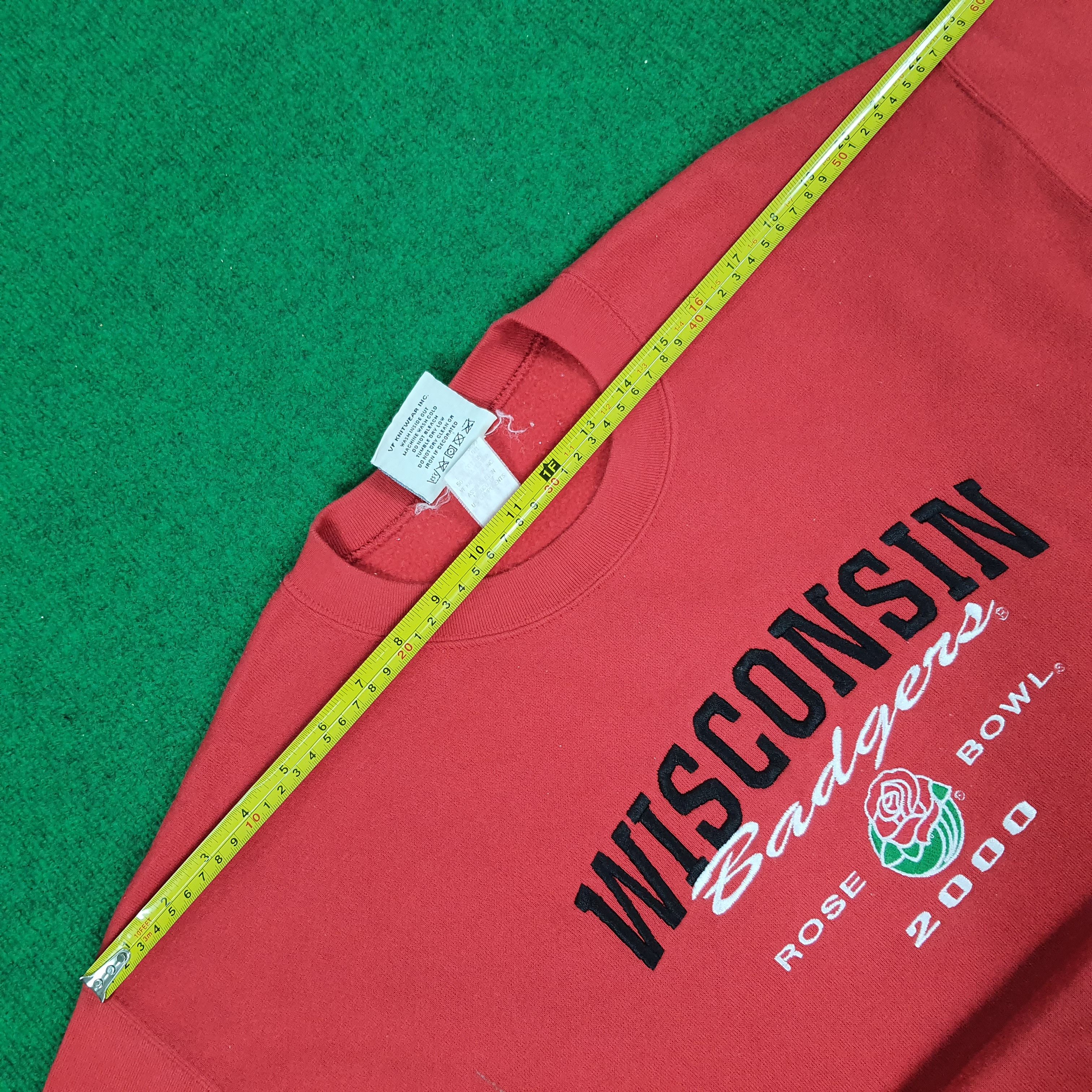 Lee Vintage Wisconsin Badgers American Football Team Sweatshirts Size US L / EU 52-54 / 3 - 8 Thumbnail