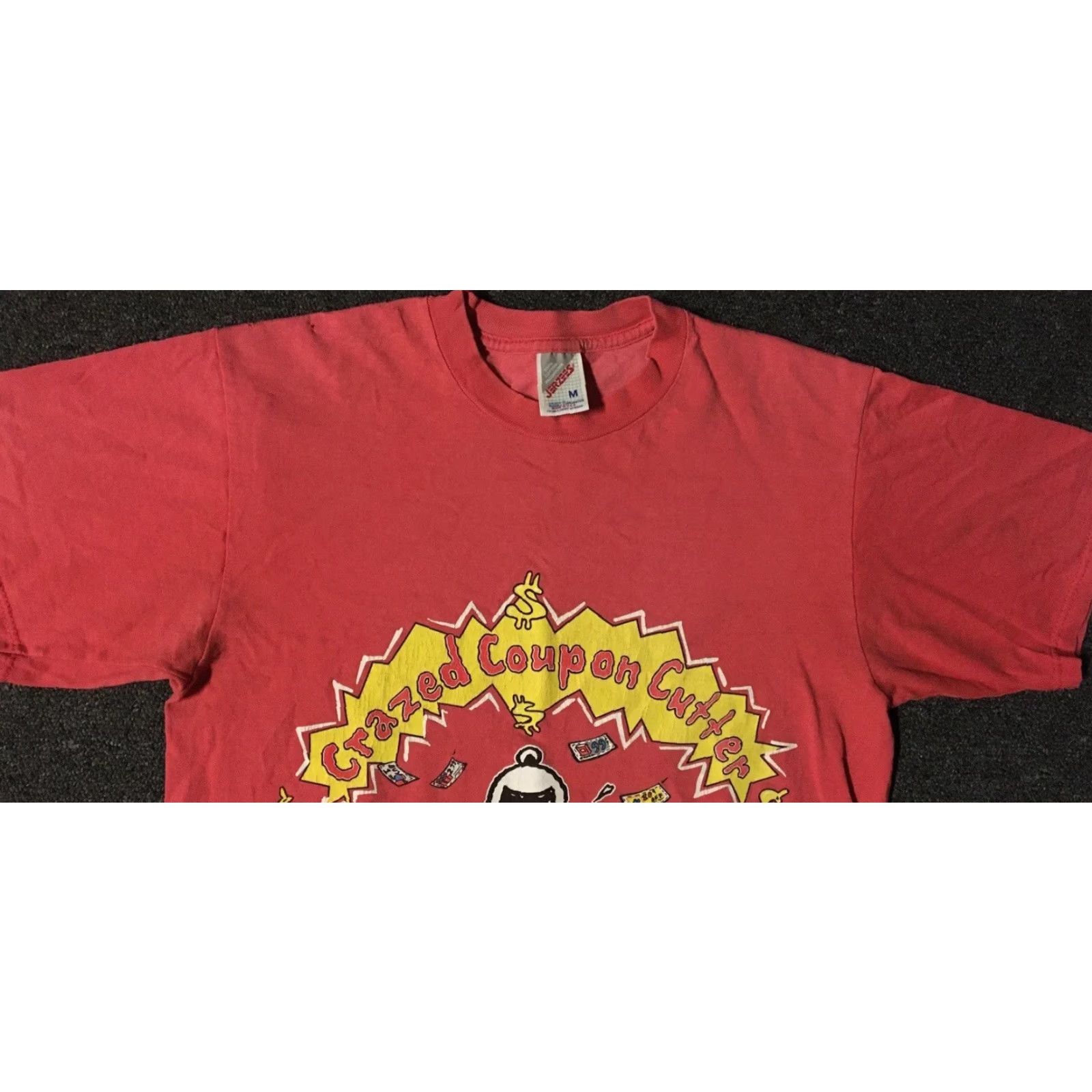 Peanuts VINTAGE Snoopy Shopper Shirt Mens M Pink 90s Peanuts Funny Grunge Cartoons T-Shirt Size US M / EU 48-50 / 2 - 4 Thumbnail