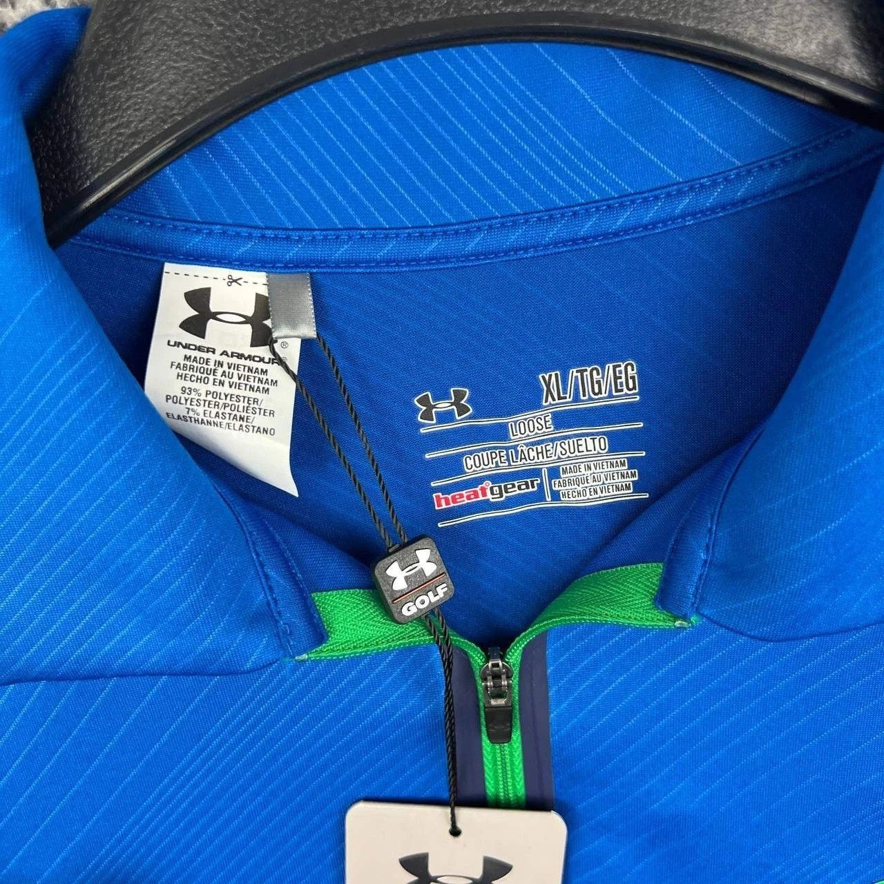 Under Armour Under Armour Golf Polo Shirt XL HeatGear Quarter Zip Loose Size US XL / EU 56 / 4 - 4 Thumbnail