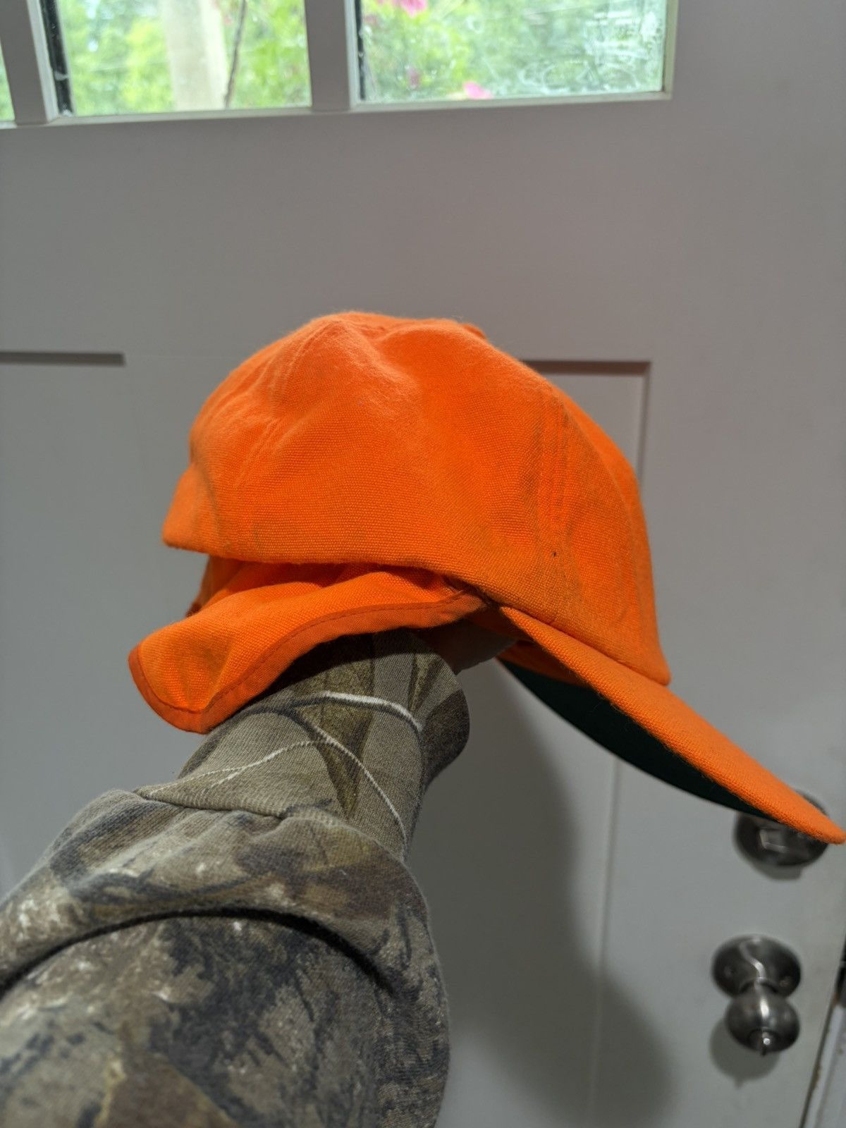 Goretex Gore-Tex Safety Orange Hunting Cap with Ear Flaps X-Large Size ONE SIZE - 3 Thumbnail