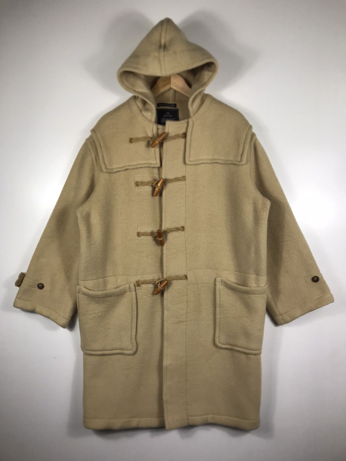 Gloverall × Vintage 🌟Gloverall Hooded Wool Duffle Long Coat Size US M / EU 48-50 / 2 - 1 Thumbnail