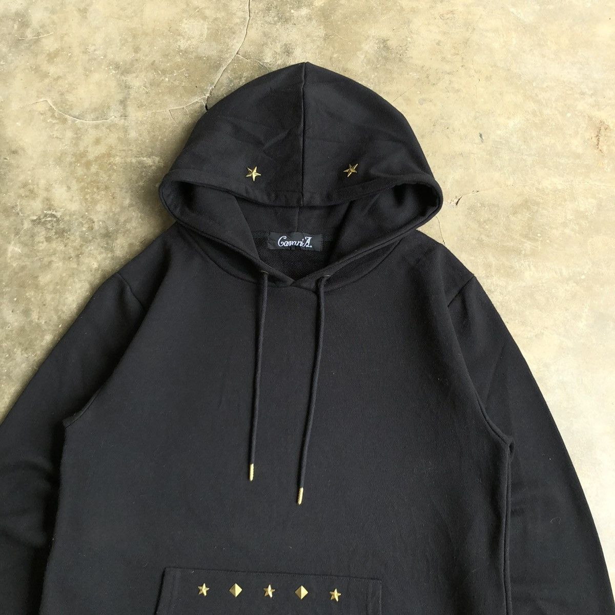 14th Addiction 2000s CavariA Studed Gothic Punk Style Hoodie Black Size US M / EU 48-50 / 2 - 2 Thumbnail