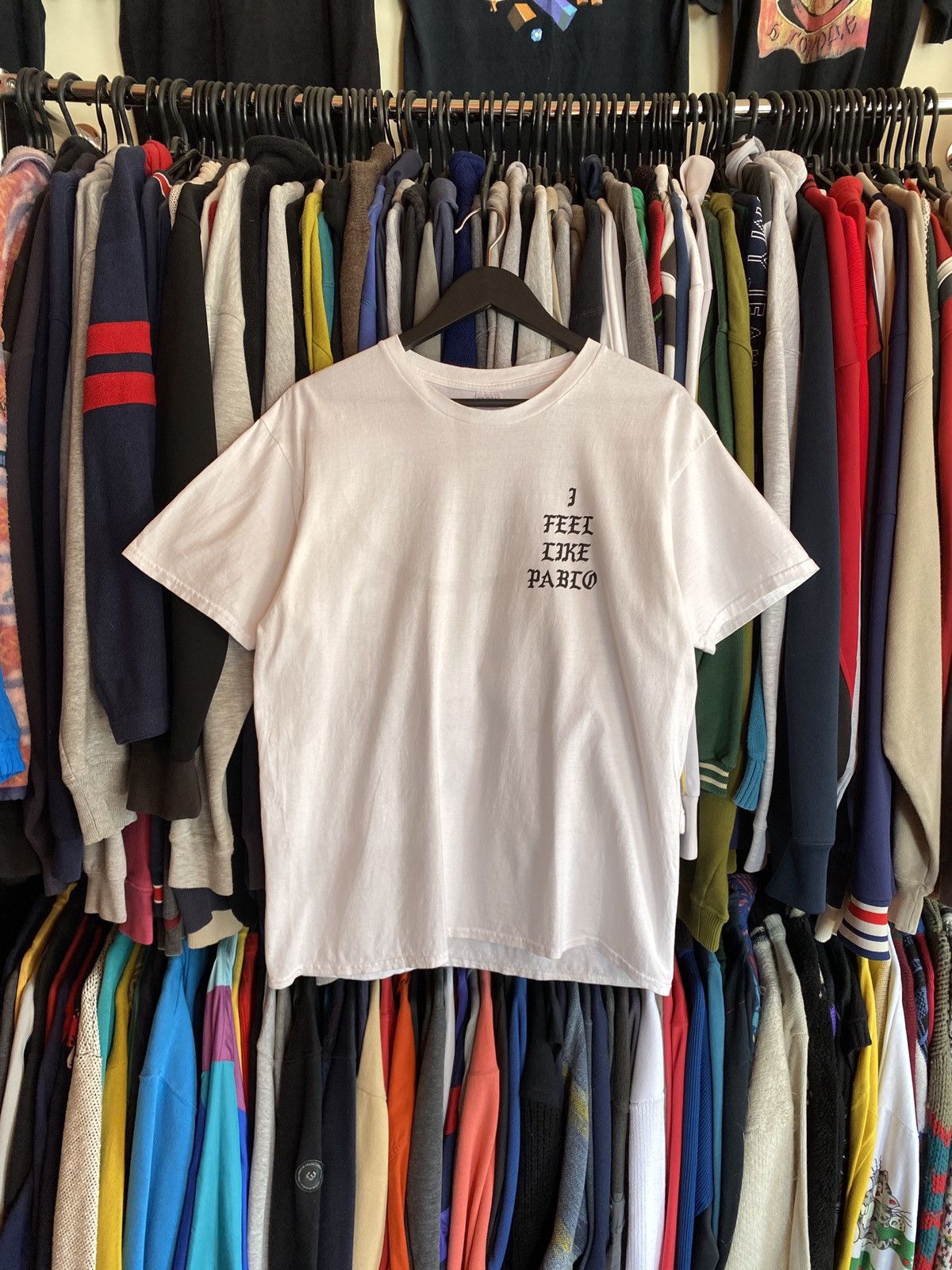 Rap Tees I FEEL LIKE PABLO VINTAGE T-SHIRT Y2k Size US L / EU 52-54 / 3 - 3 Thumbnail