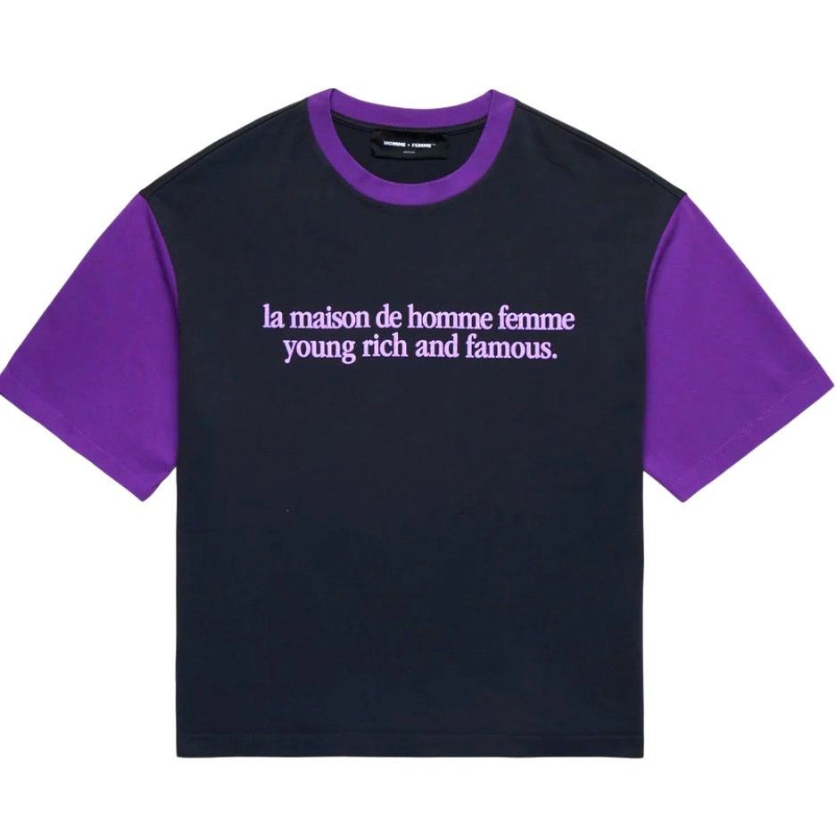 Homme + Femme La •NWT• Homme + Femme LA Purple Mansion Tee • Men’s XXL Size US XXL / EU 58 / 5 - 2 Thumbnail