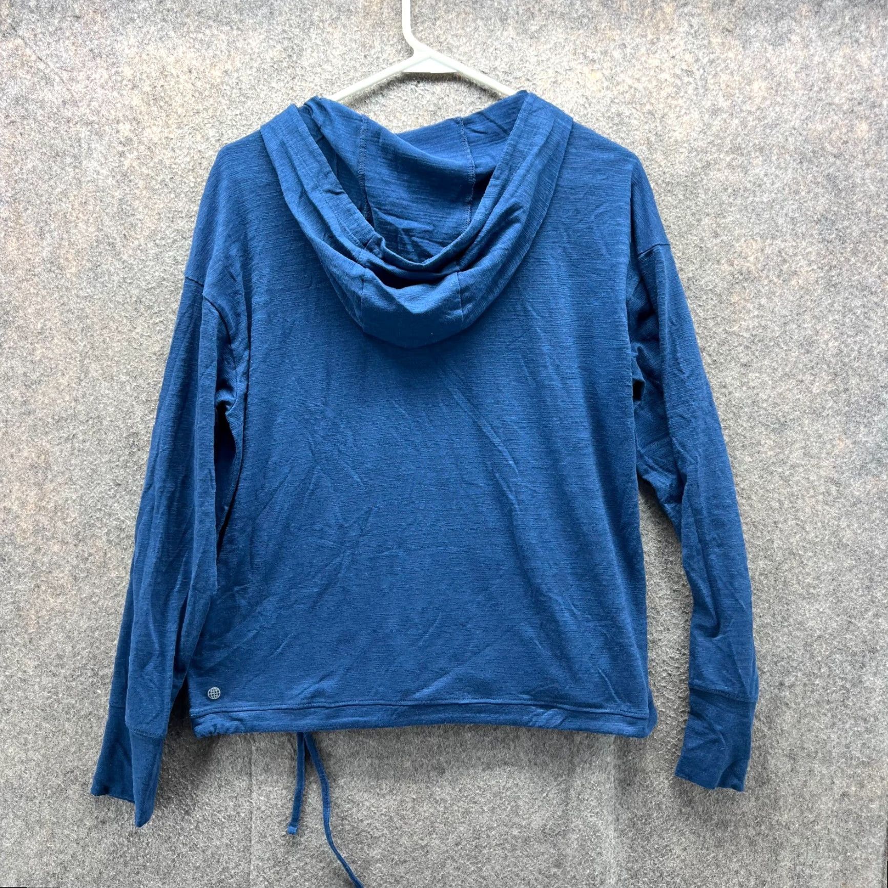 Adidas VINTAGE adidas Hoodie Womens M Solid Long Sleeve Henley Pullover HA3477 Blue Size M / US 6-8 / IT 42-44 - 2 Thumbnail