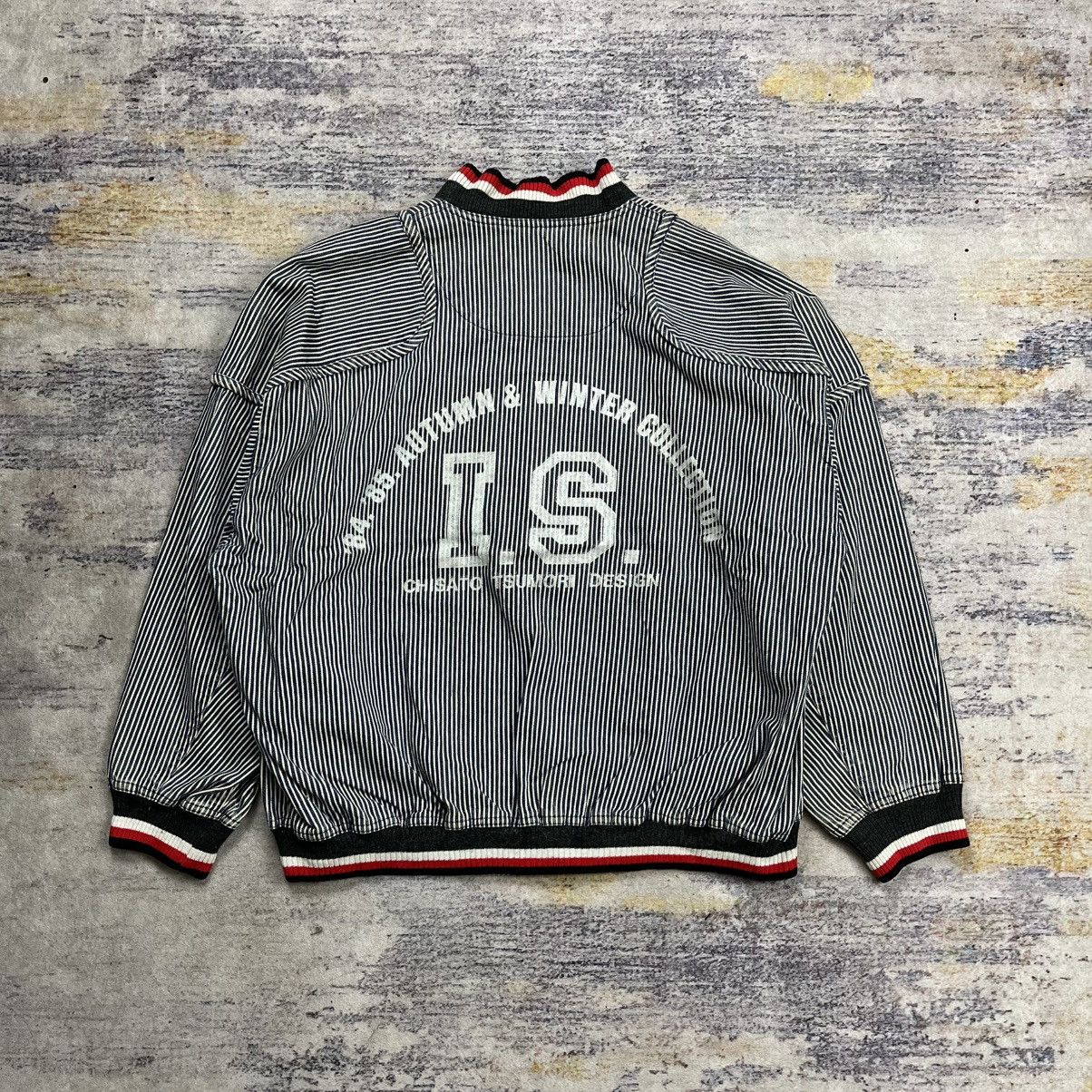 Issey Miyake Vintage Issey miyake AW 84-85 stripe hickory bomber jacket Size US M / EU 48-50 / 2 - 1 Thumbnail