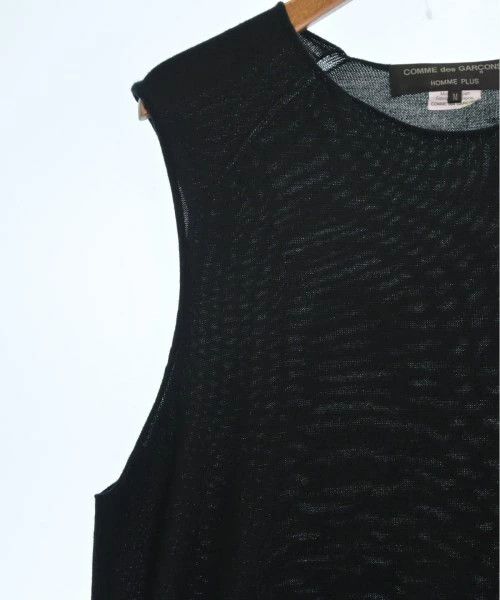Comme des Garcons Homme Plus T-Shirts Wool Sleeveless Long Back Print Crewneck Black Size US M / EU 48-50 / 2 - 4 Thumbnail