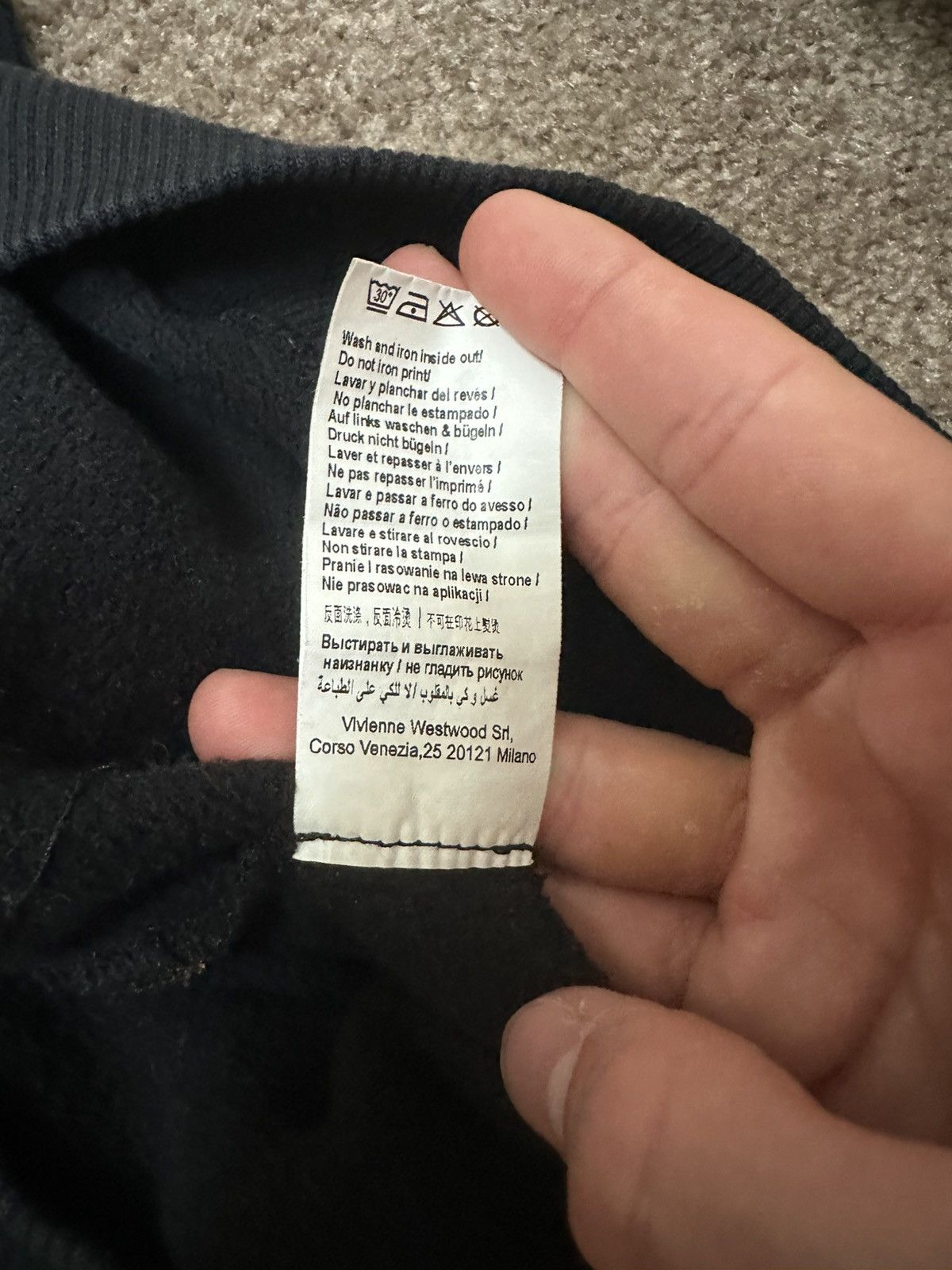 Vivienne Westwood Vivienne Westwood logo anglomania sweater Size US S / EU 44-46 / 1 - 9 Thumbnail