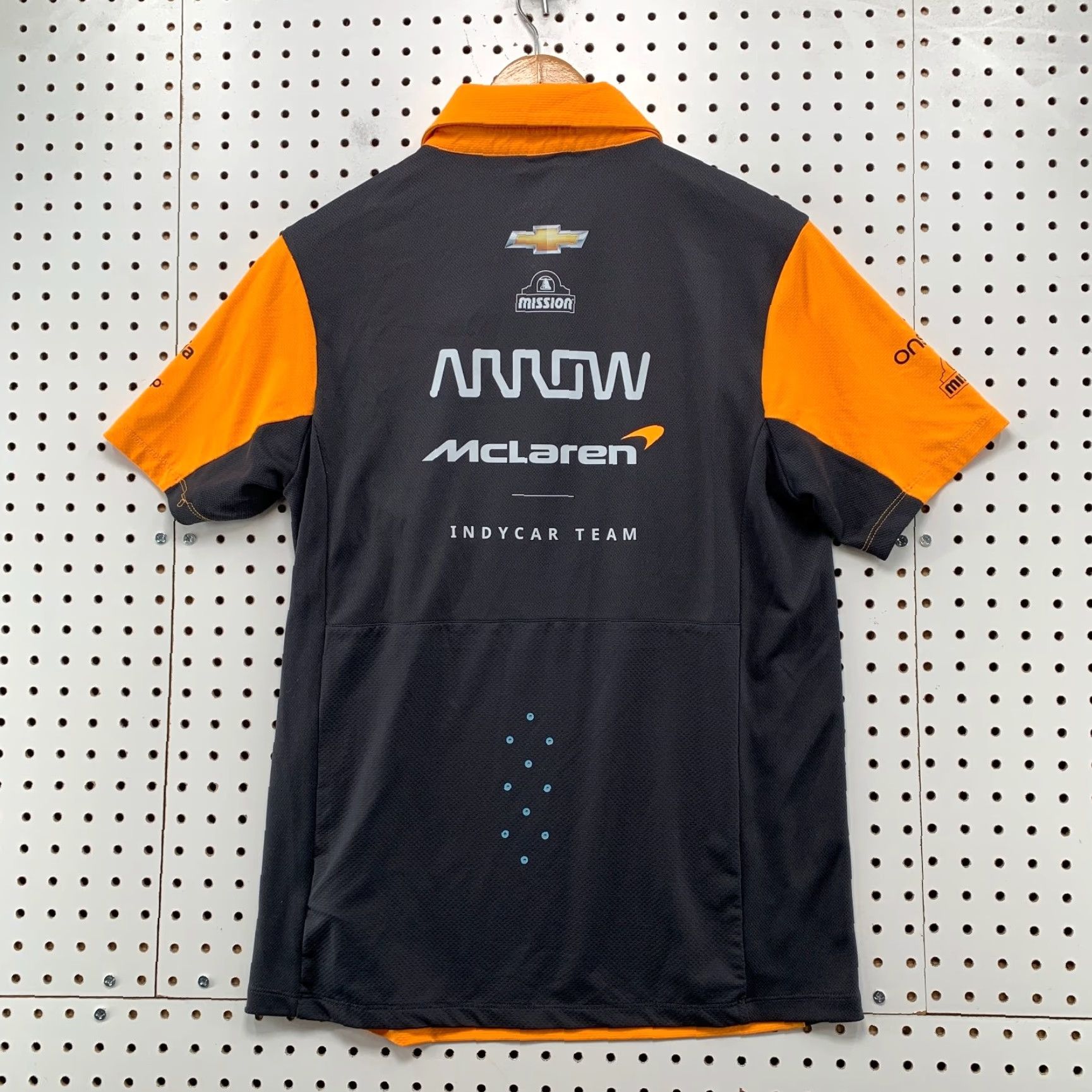 Castore Castore Polo Shirt Mens Small Orange Indycar AJ Foyt Malukas McLaren Size US S / EU 44-46 / 1 - 3 Thumbnail