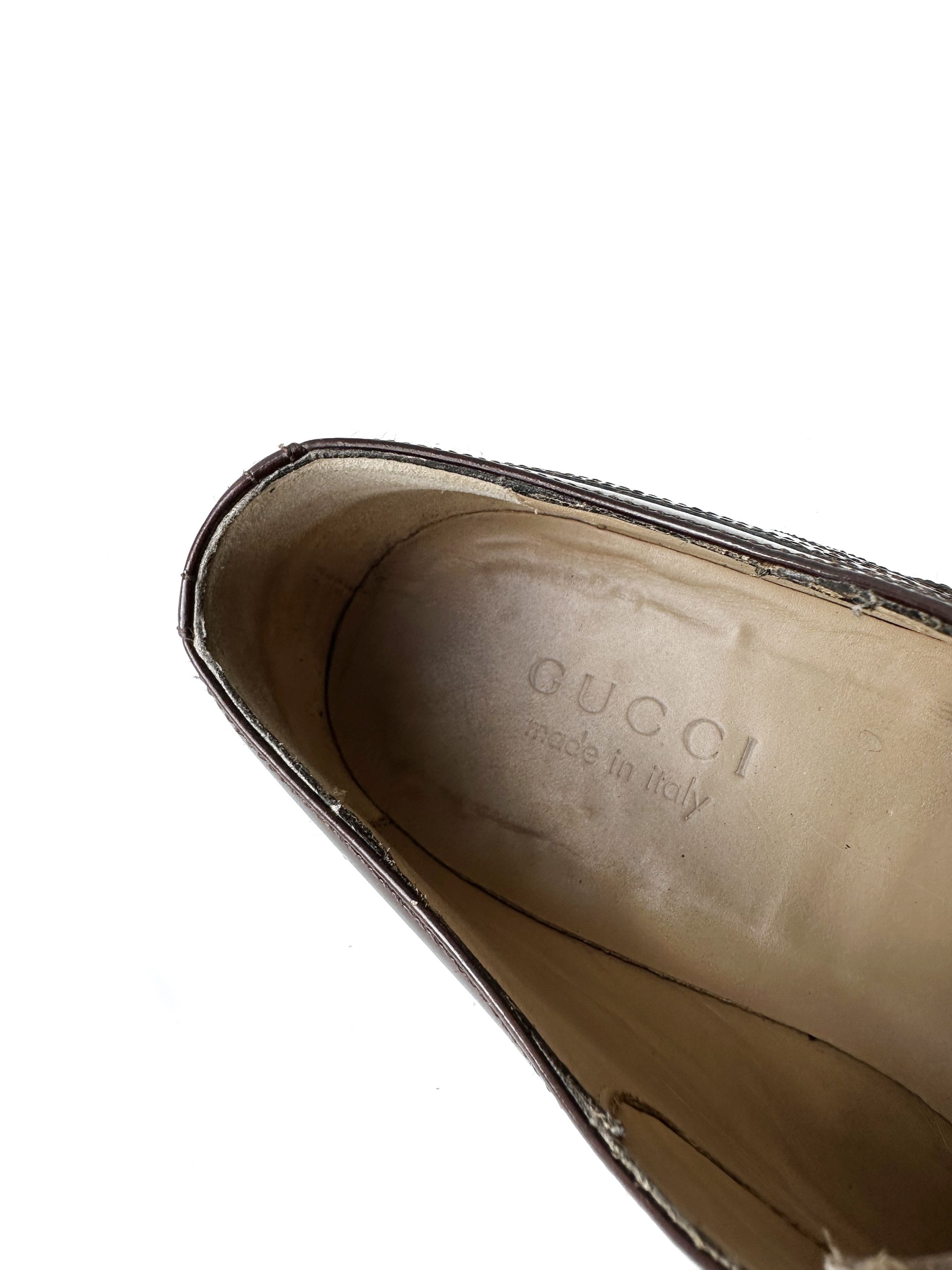 Gucci Gucci dark brown brogue shoes Size US 9 / EU 42 - 9 Thumbnail