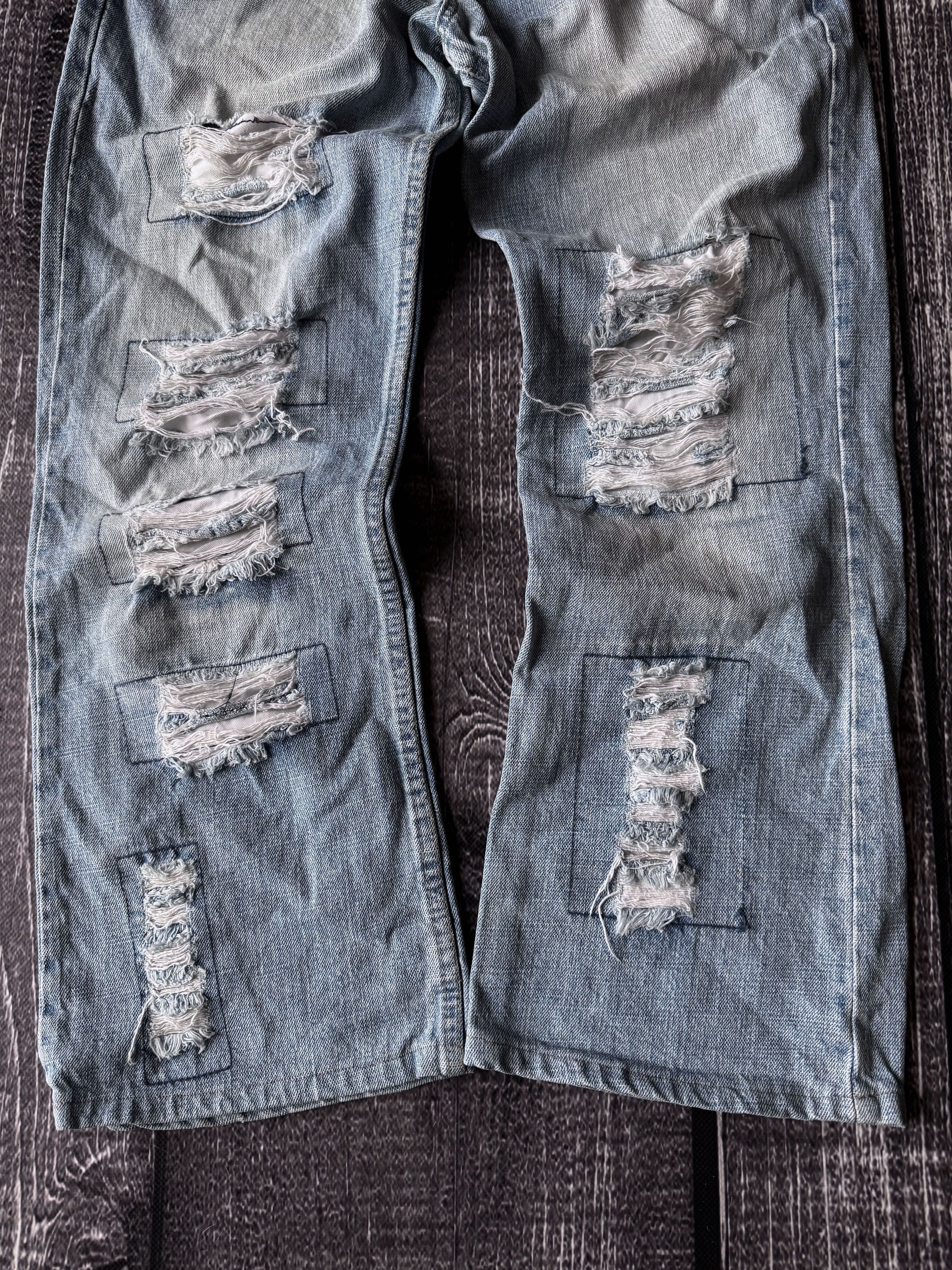 Hysteric Glamour VINTAGE 💥HYSTERIC GLAMOUR STYLE DISTRESSED JEANS 90S Size US 30 / EU 46 - 4 Thumbnail