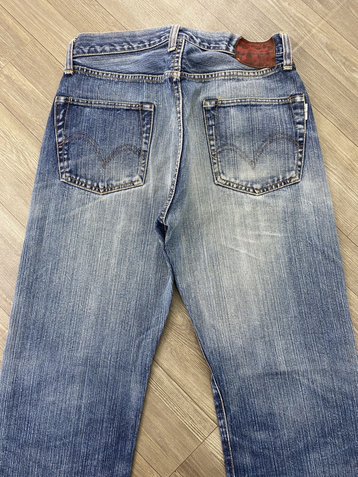 Studio D'Artisan Vintage Studio D’Artisan DP-283 Selvedge Denim Faded Jeans Size US 30 / EU 46 - 15 Thumbnail