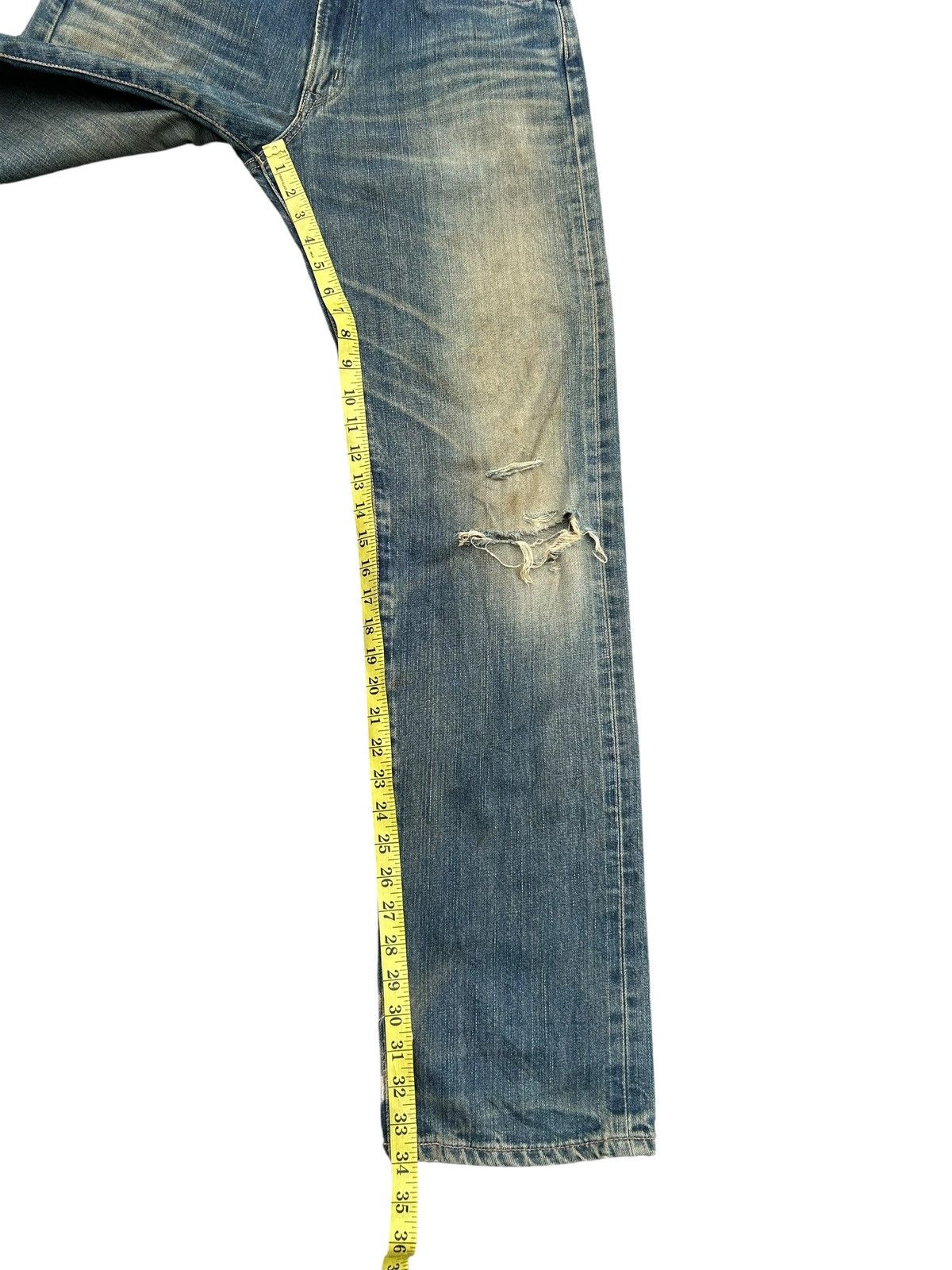 Kapital Vintage Edwin 505xx Selvedge Distressed Rusty Denim Jeans 🎌☠️ Size US 30 / EU 46 - 20 Thumbnail
