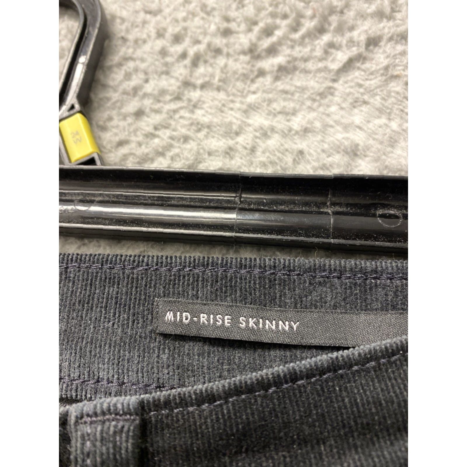 Banana Republic Banana Republic Pants Womens Charcoal Velvet Slim Tapered Zip Pockets 29x31 Dress Work Casual Size 29" - 5 Thumbnail