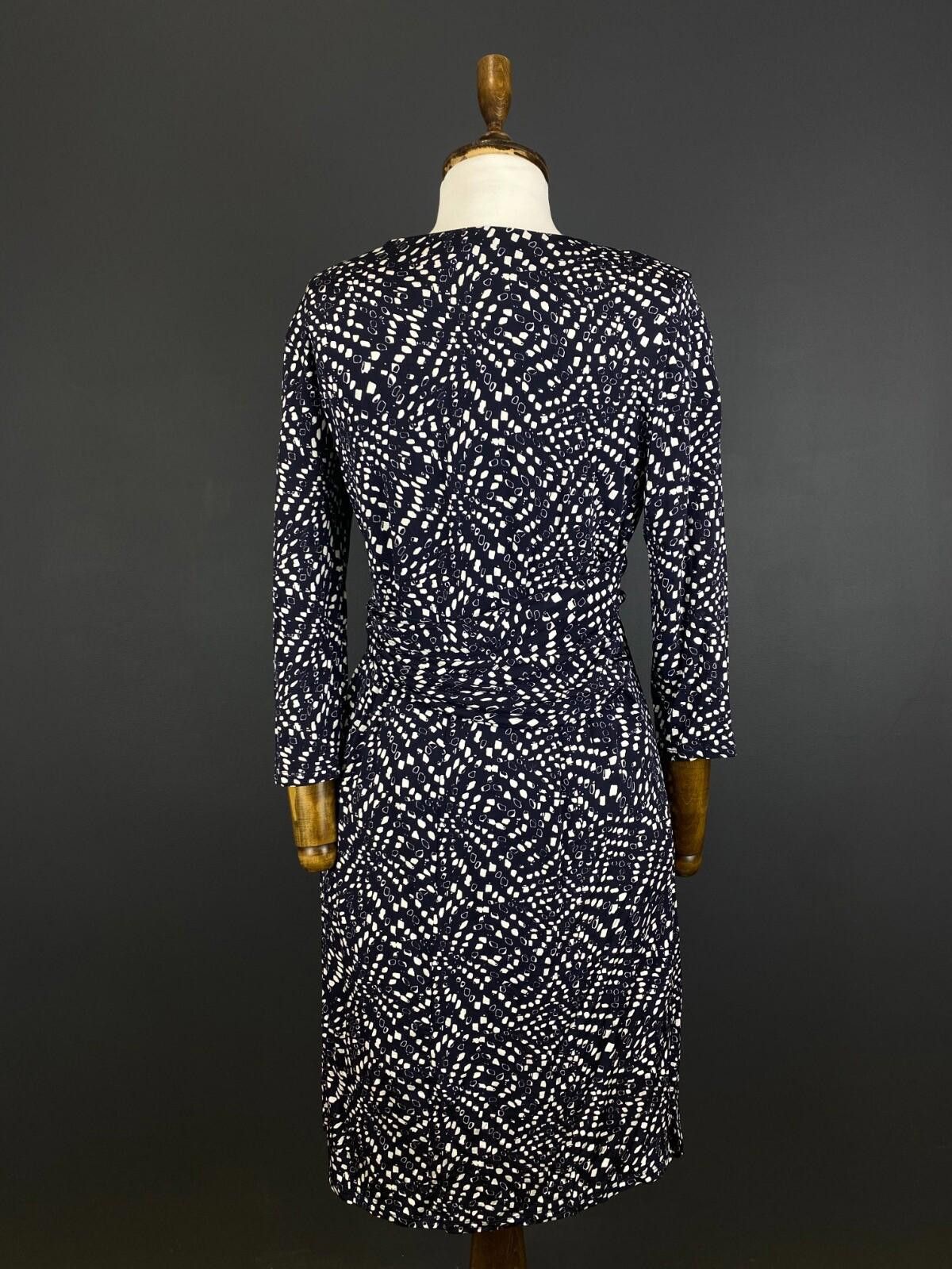 Designer Max Mara Studio Blue Desiner 3/4 Sleeve Midi Dress Size L Size L / US 10 / IT 46 - 6 Thumbnail