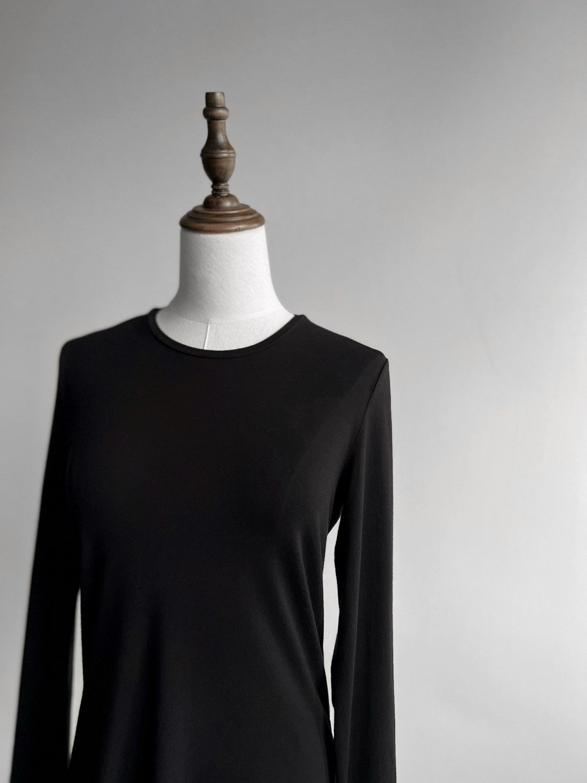 Cos × Designer COS Womens Black Long Sleeve Shirt Top Solid Pattern Size S / US 4 / IT 40 - 2 Thumbnail