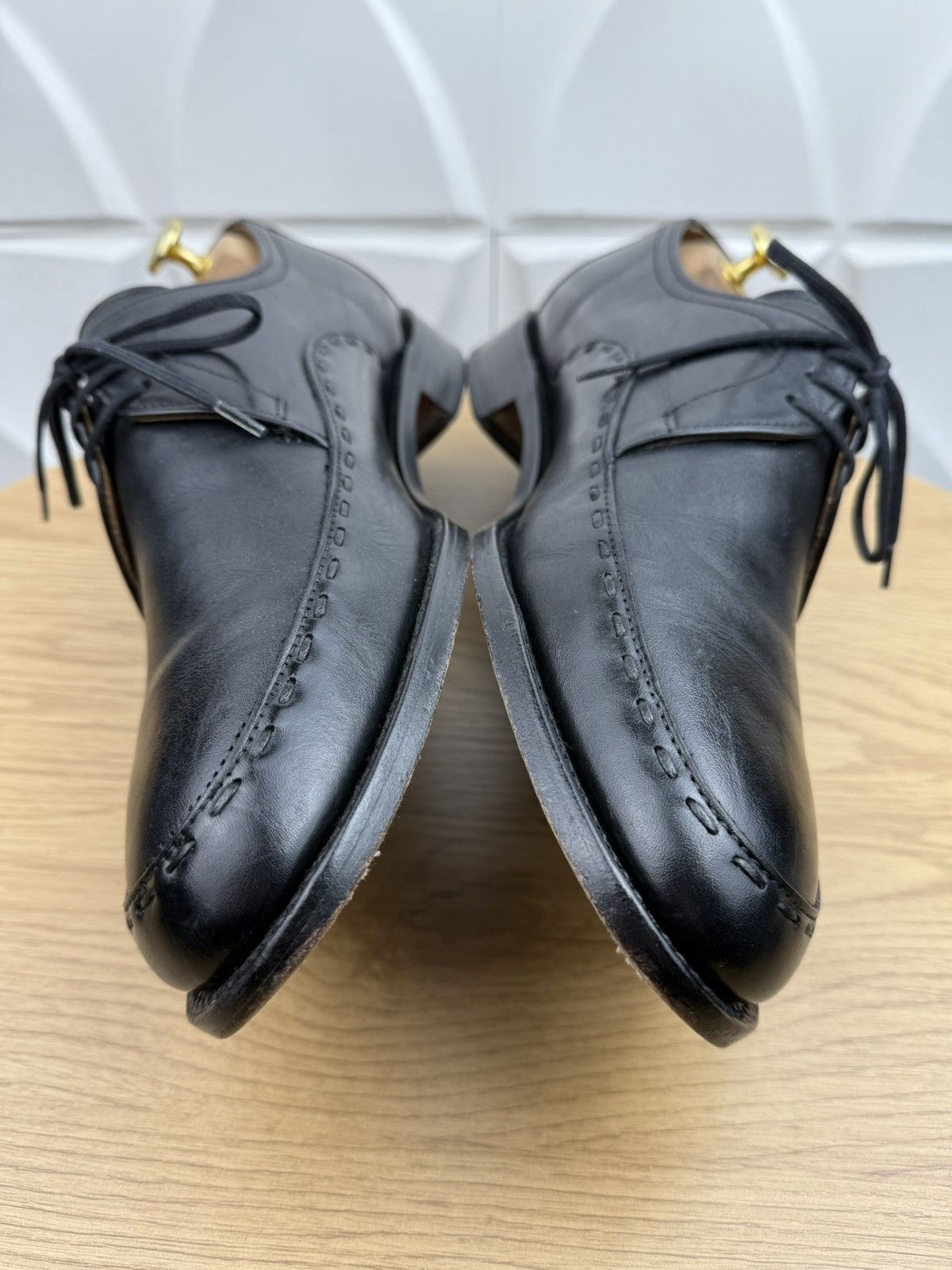 Loake LOAKE Derby Leather Shoes FORMBY Black Men’s Handmade Size US 11 / EU 44 - 6 Thumbnail