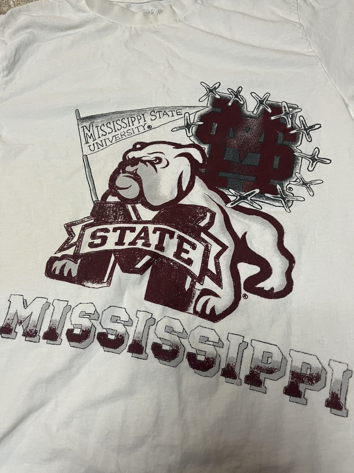 Mitchell & Ness × Travis Scott NEW Travis Scott x Mitchell & Ness Miss. State T-Shirt Size US M / EU 48-50 / 2 - 2 Thumbnail