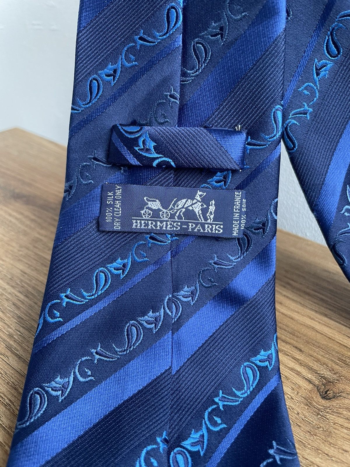 Hermes Hermes Silk Tie Size ONE SIZE - 6 Thumbnail